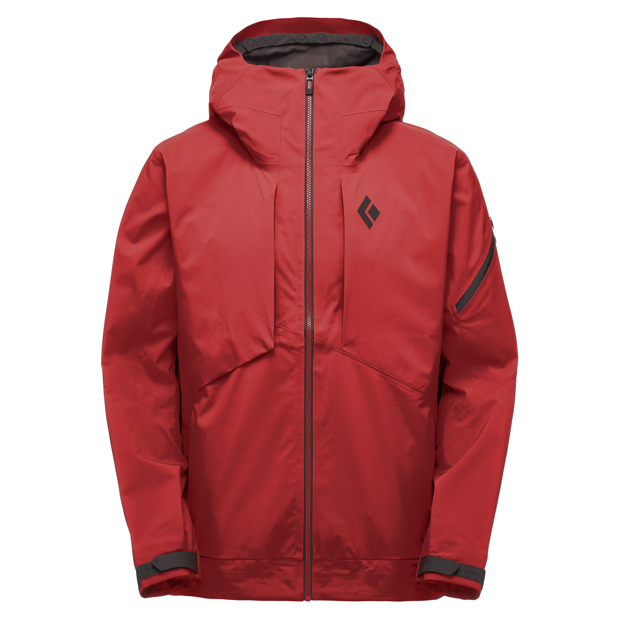 Black Diamond Equipment Men's Mission Ski Shell, Large Red Oxide