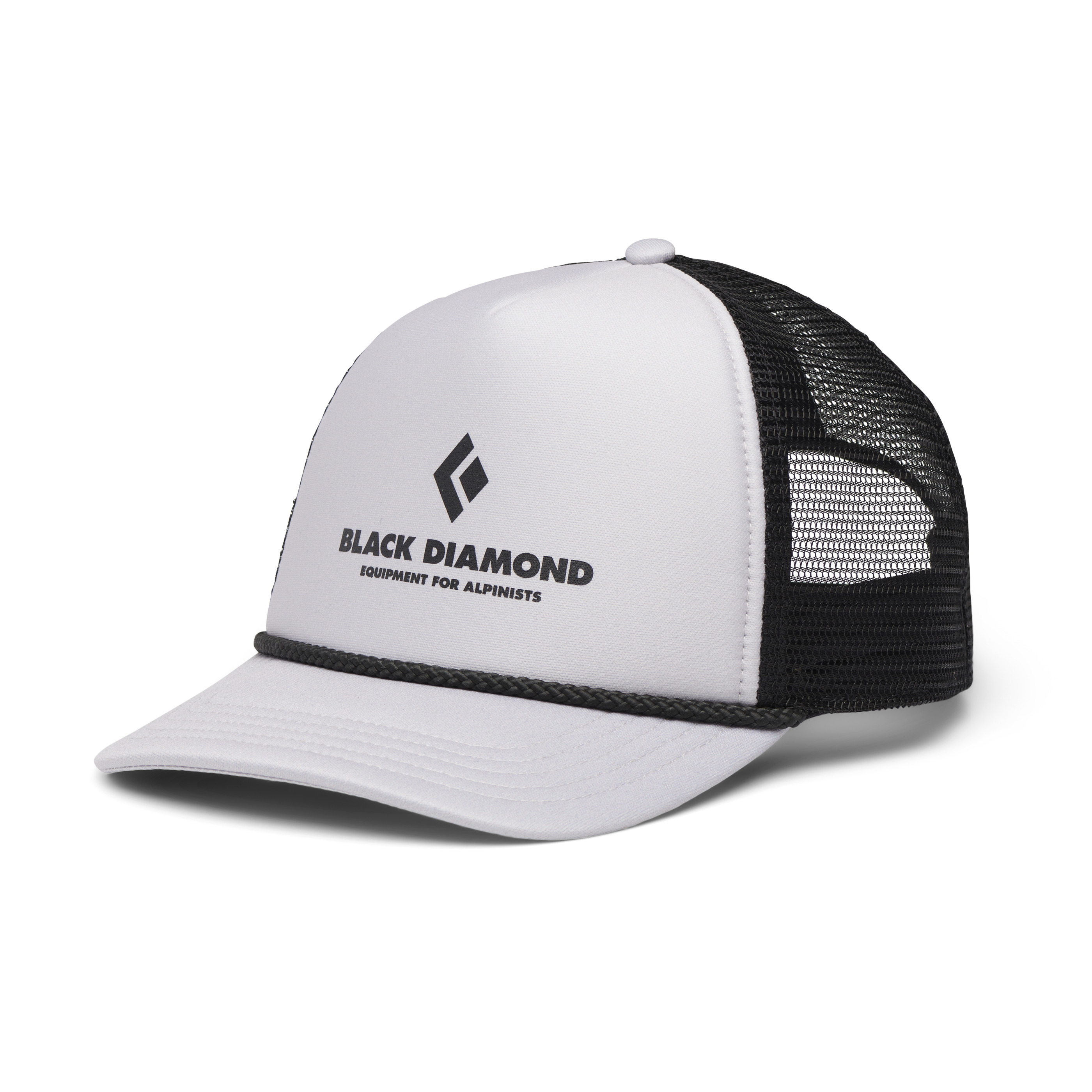 Black Diamond Equipment Flat Bill Trucker Hat, in Pewter/Black