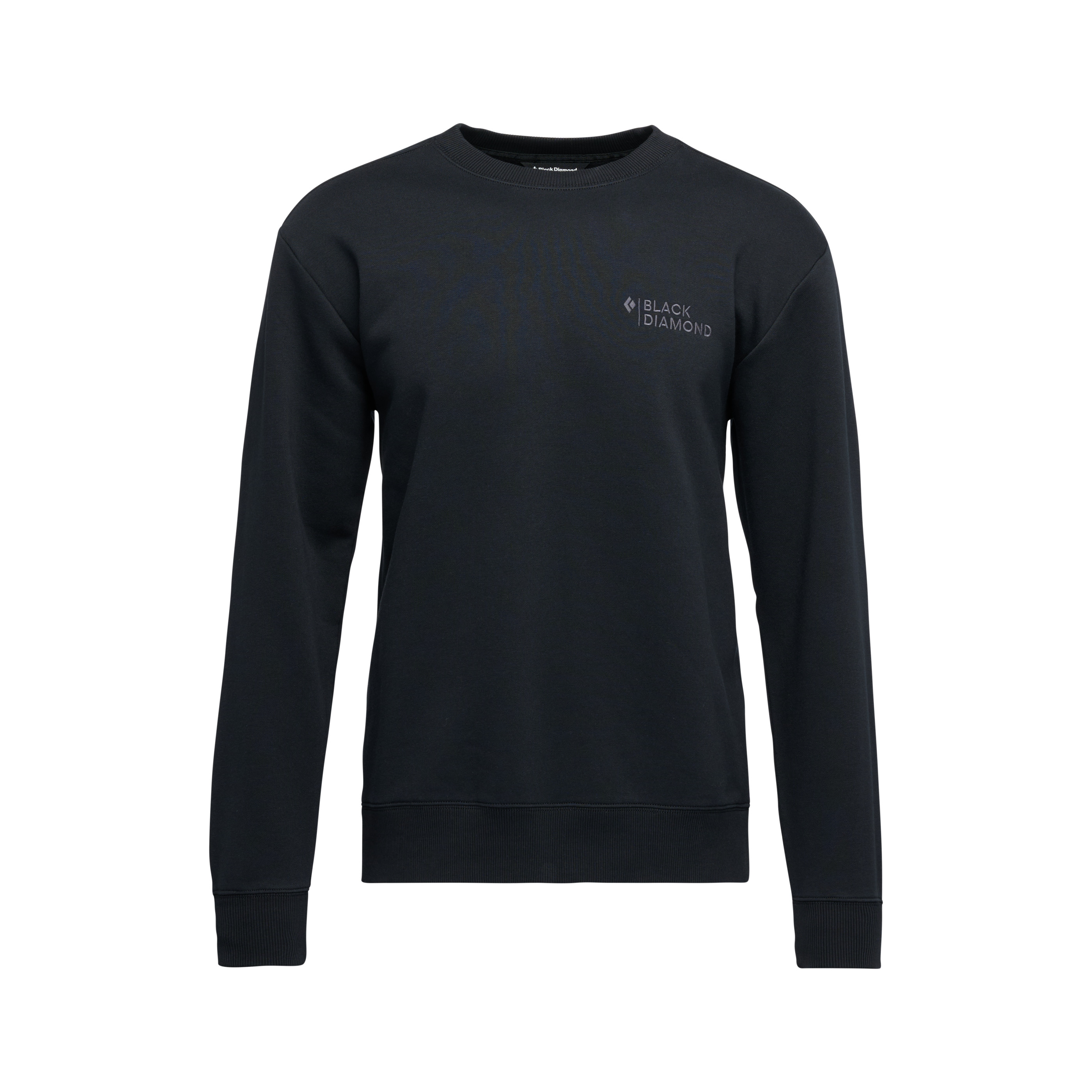 Black Diamond Equipment Men's Mini Stacked Crewneck Shirt, XL Black