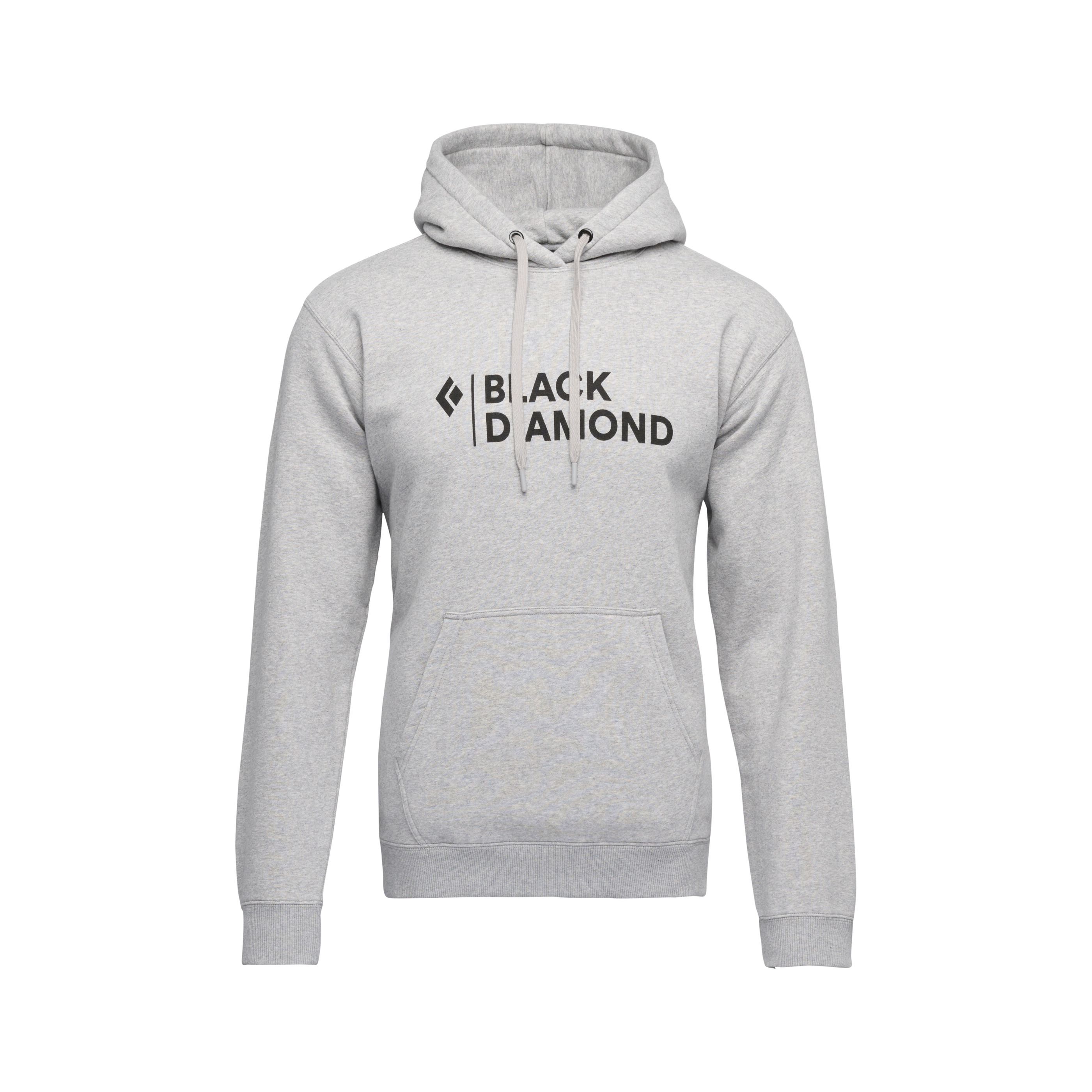 Black Diamond Equipment Men's Mini Stacked Pullover Hoody, Large Nickel Heather