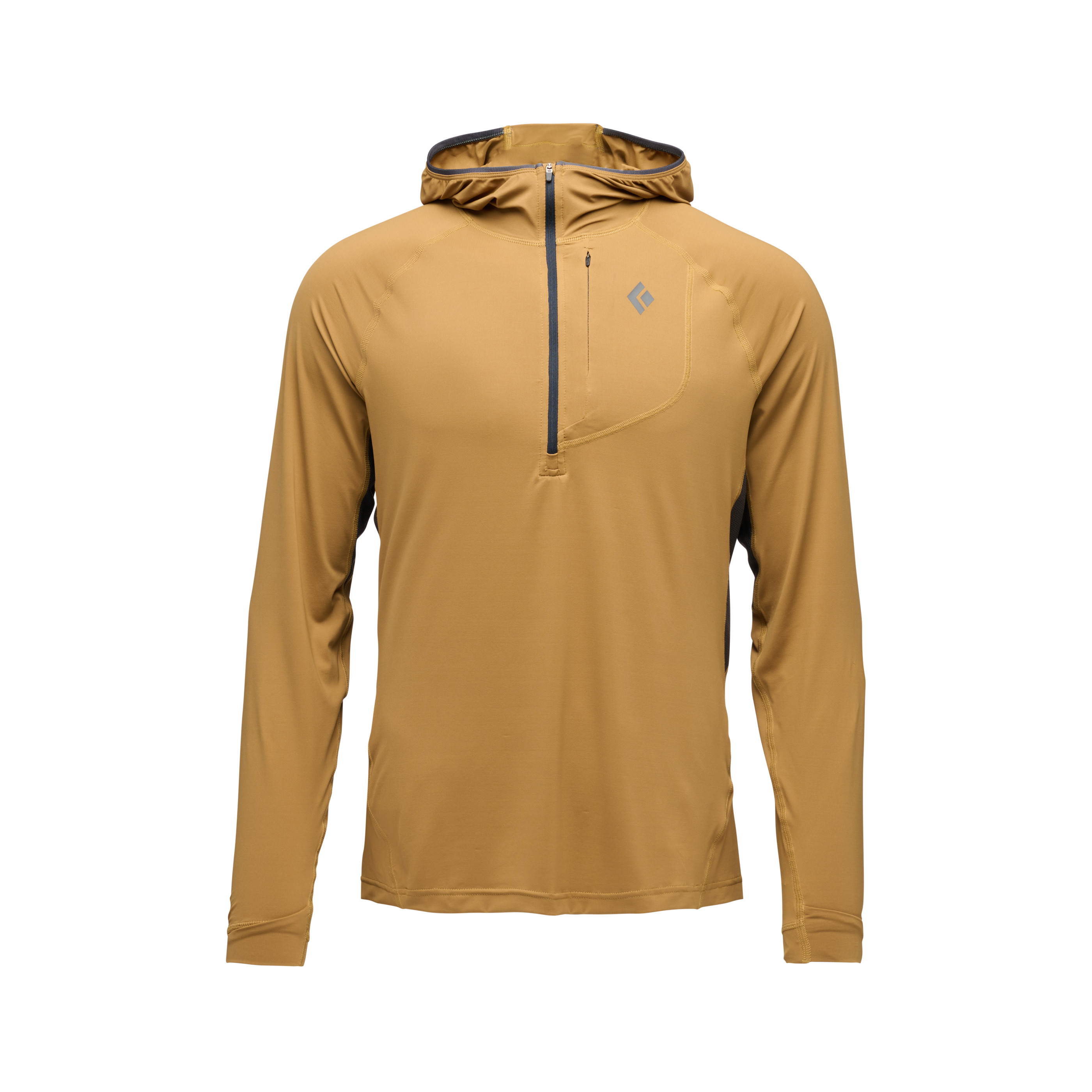 Black Diamond Equipment Men's Alpenglow Pro Hoody, Medium Flax