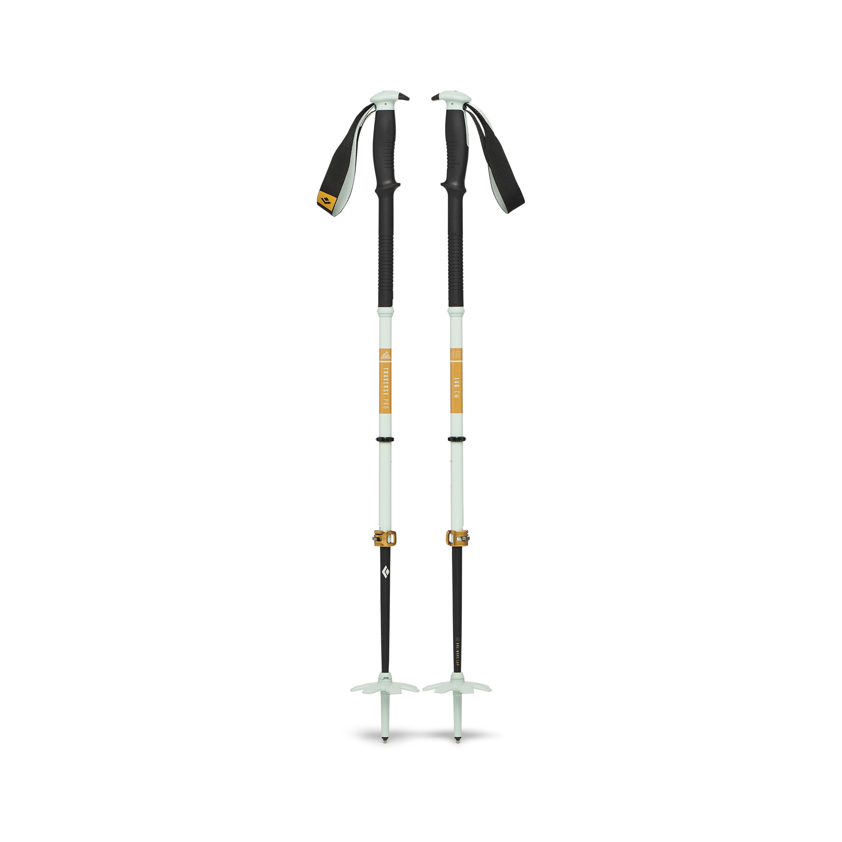 Black Diamond Equipment Traverse Pro Ski Poles, 155 cm Foam Green
