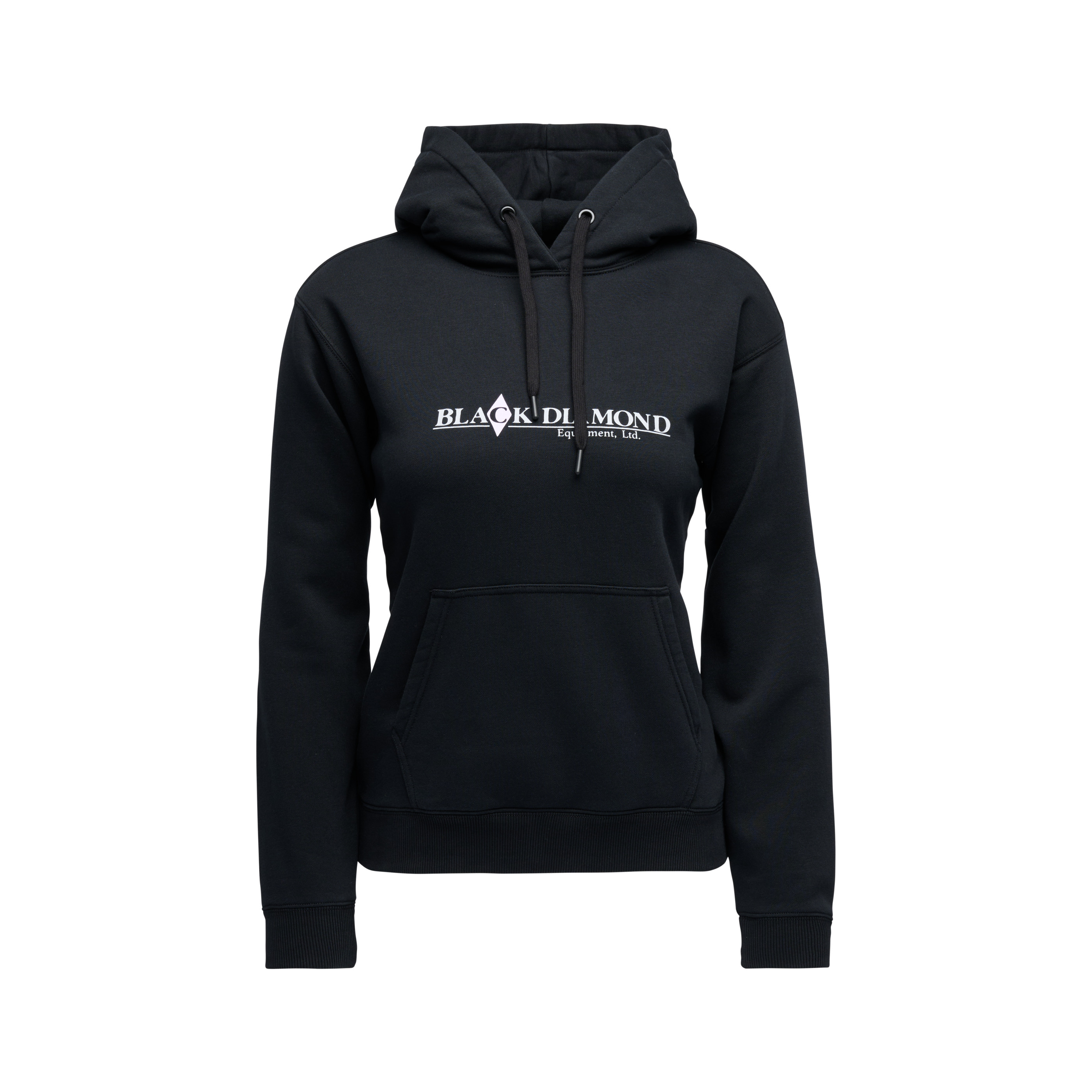 Black Diamond Equipment Women's Heritage Wordmark Pullover Hoody, Large Black