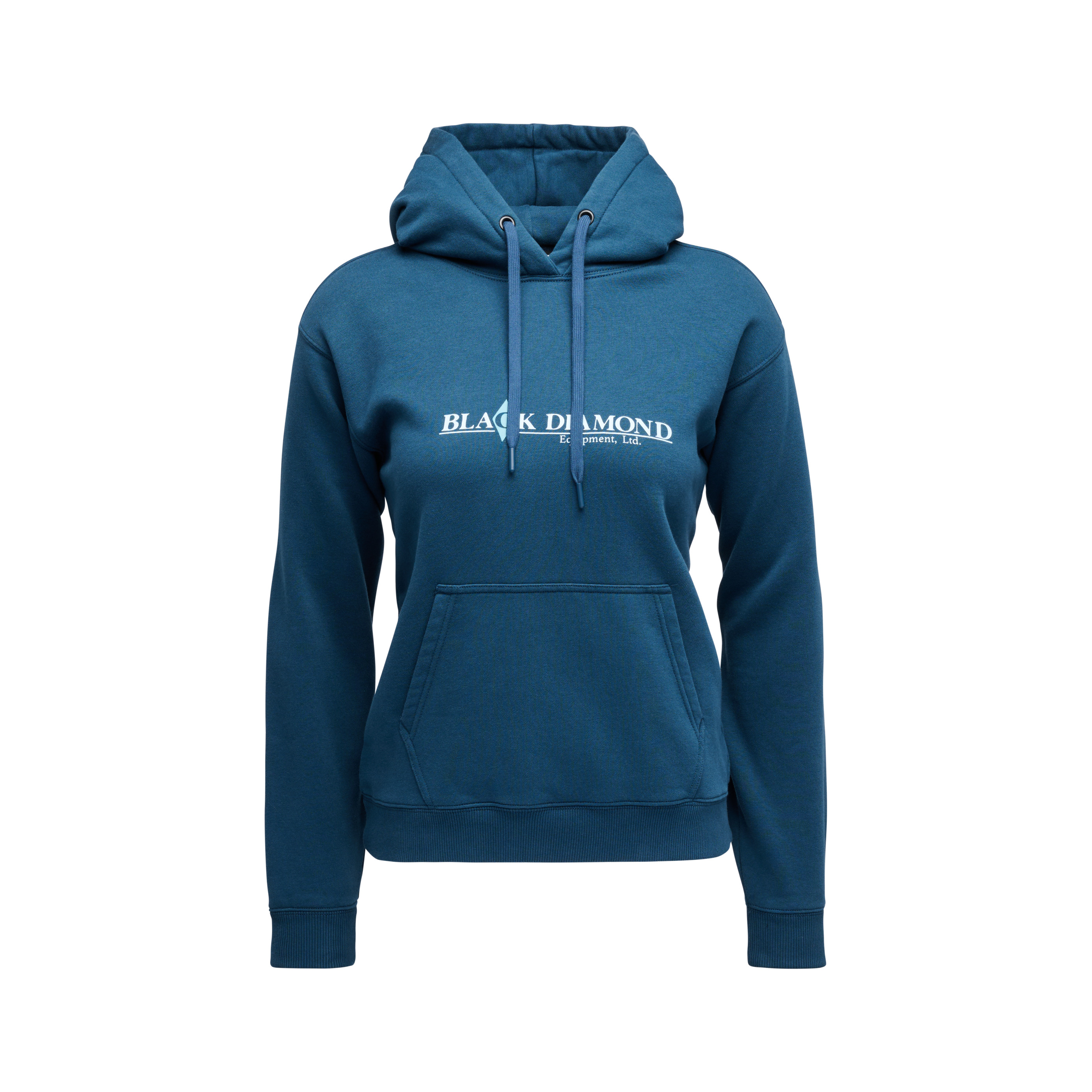 Black Diamond Equipment Women's Heritage Wordmark Pullover Hoody, Large Indigo