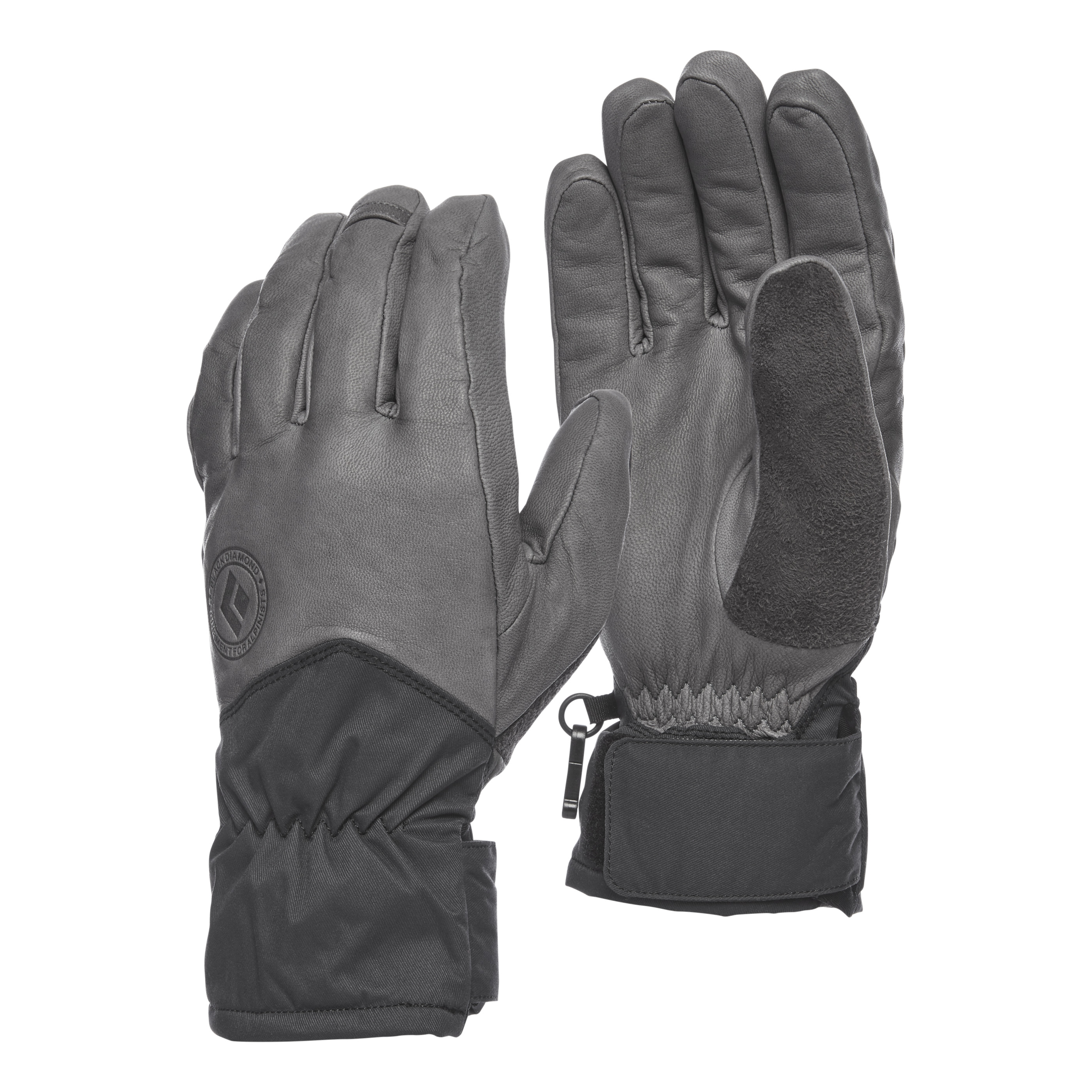 Black Diamond Equipment Men's Tour Gloves Size XL, in Ash