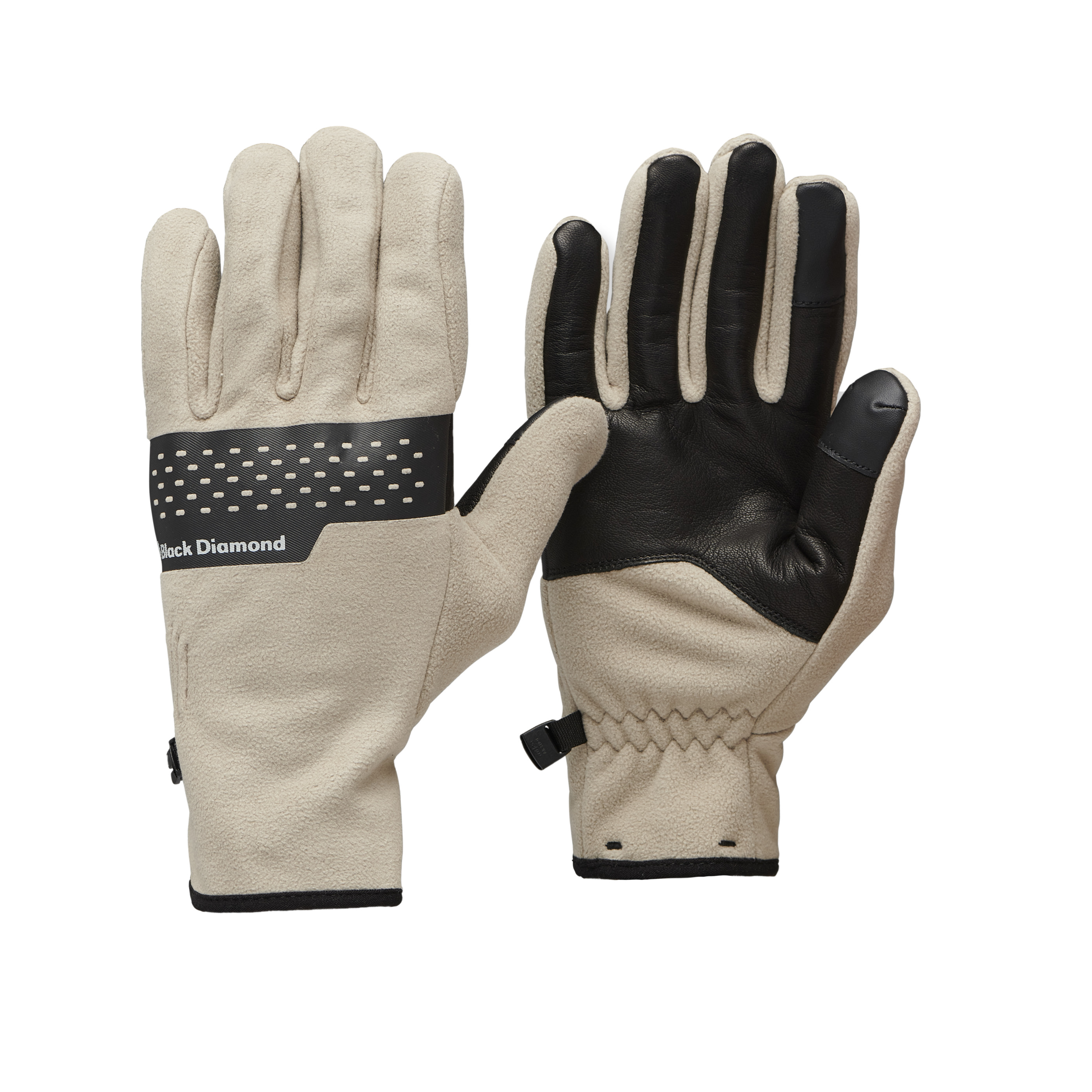 Black Diamond Equipment Alpine Fleece Gloves , Medium Moonstone