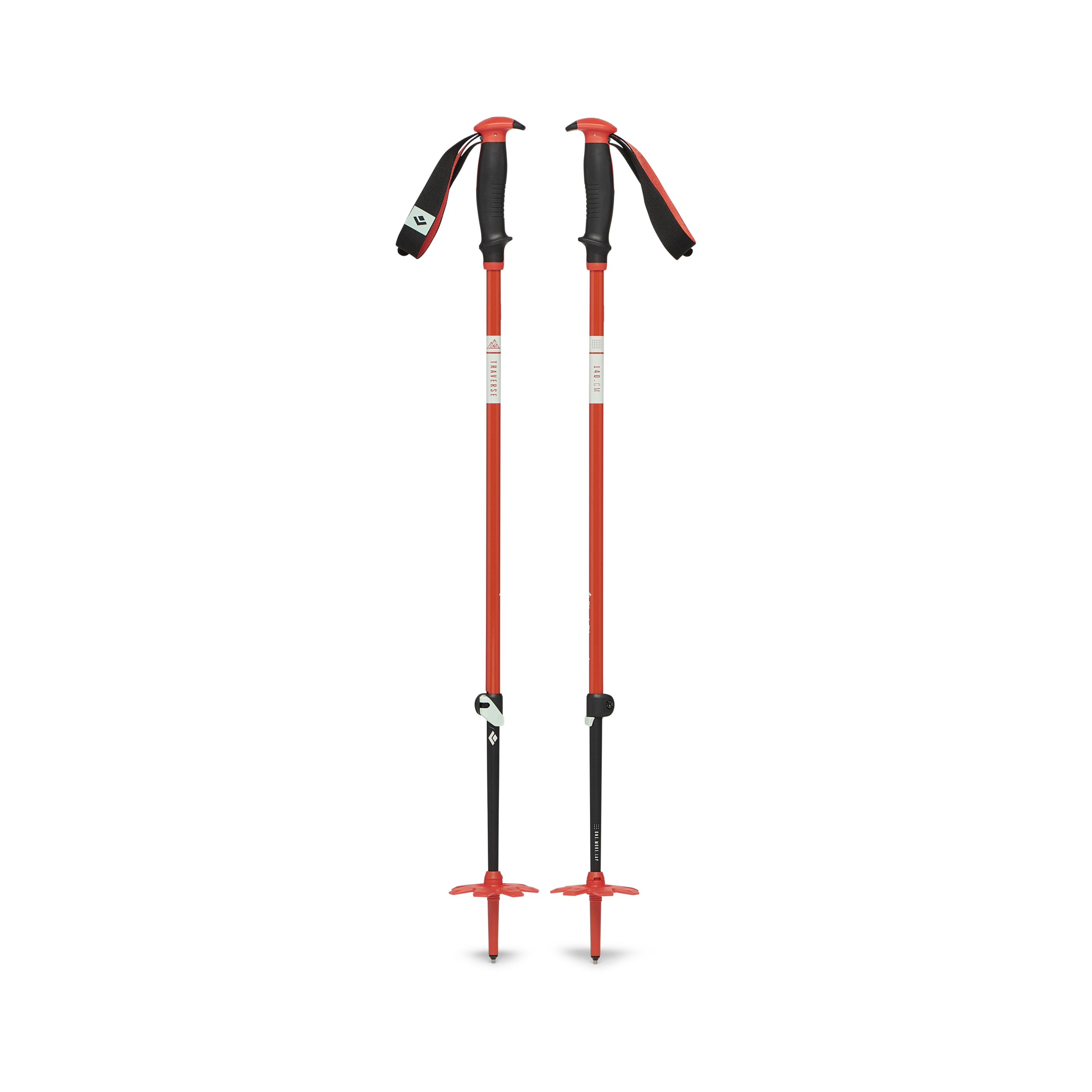 Black Diamond Equipment Traverse Ski Poles Size 155 cm, in Octane