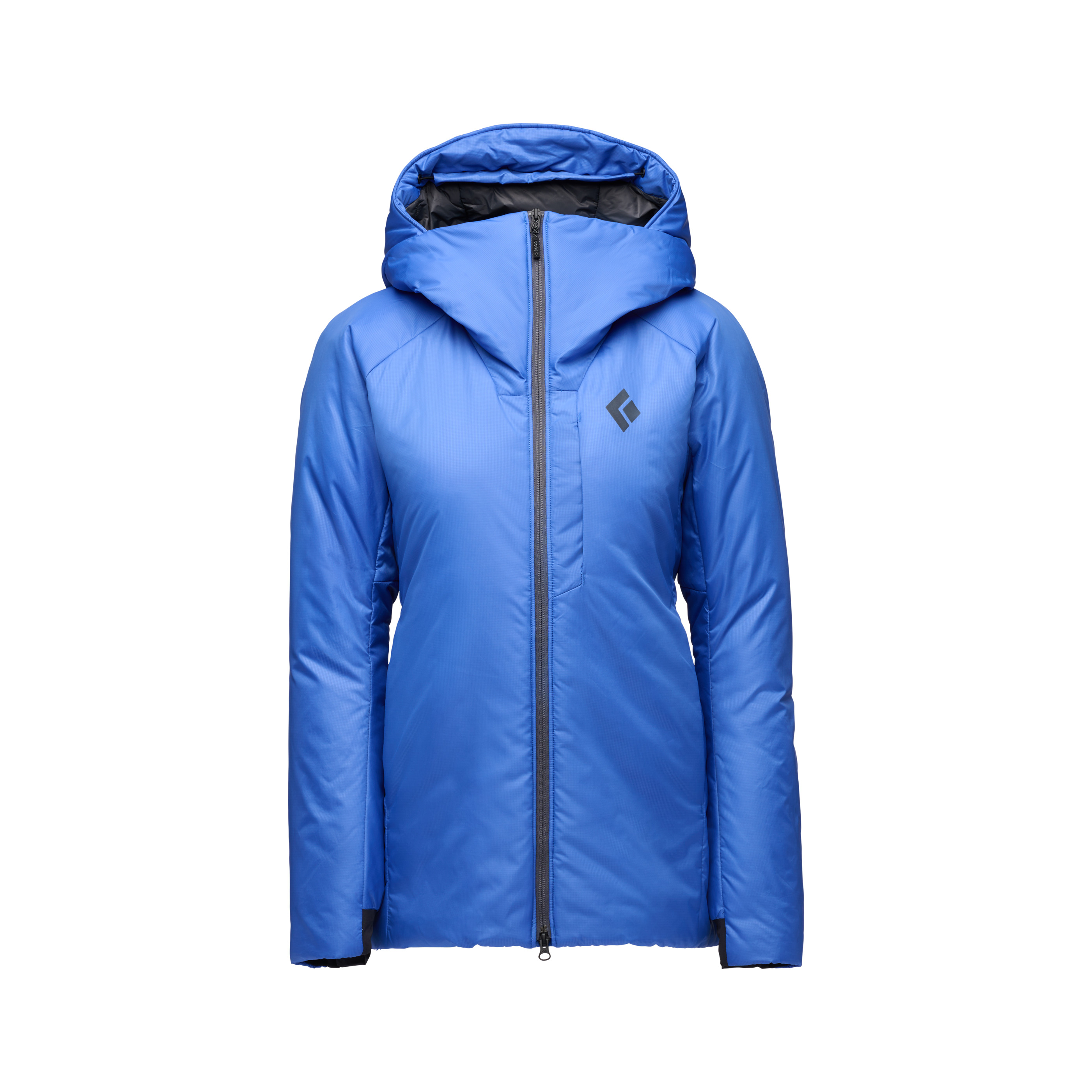 Black Diamond Equipment Women's Belay Parka Jacket, Small Clean Blue