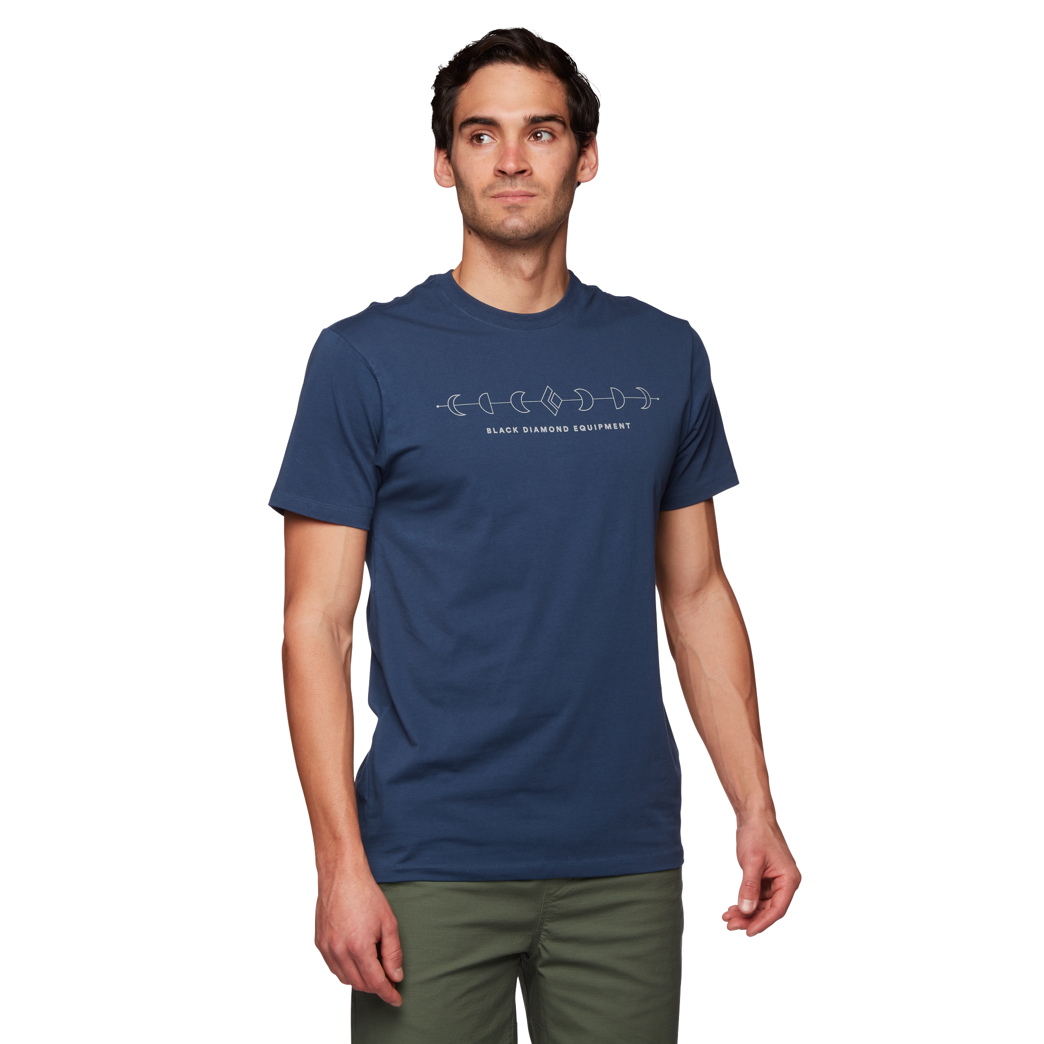 Black Diamond Equipment Men's Icon Full Moon T-Shirt, XL Ink Blue