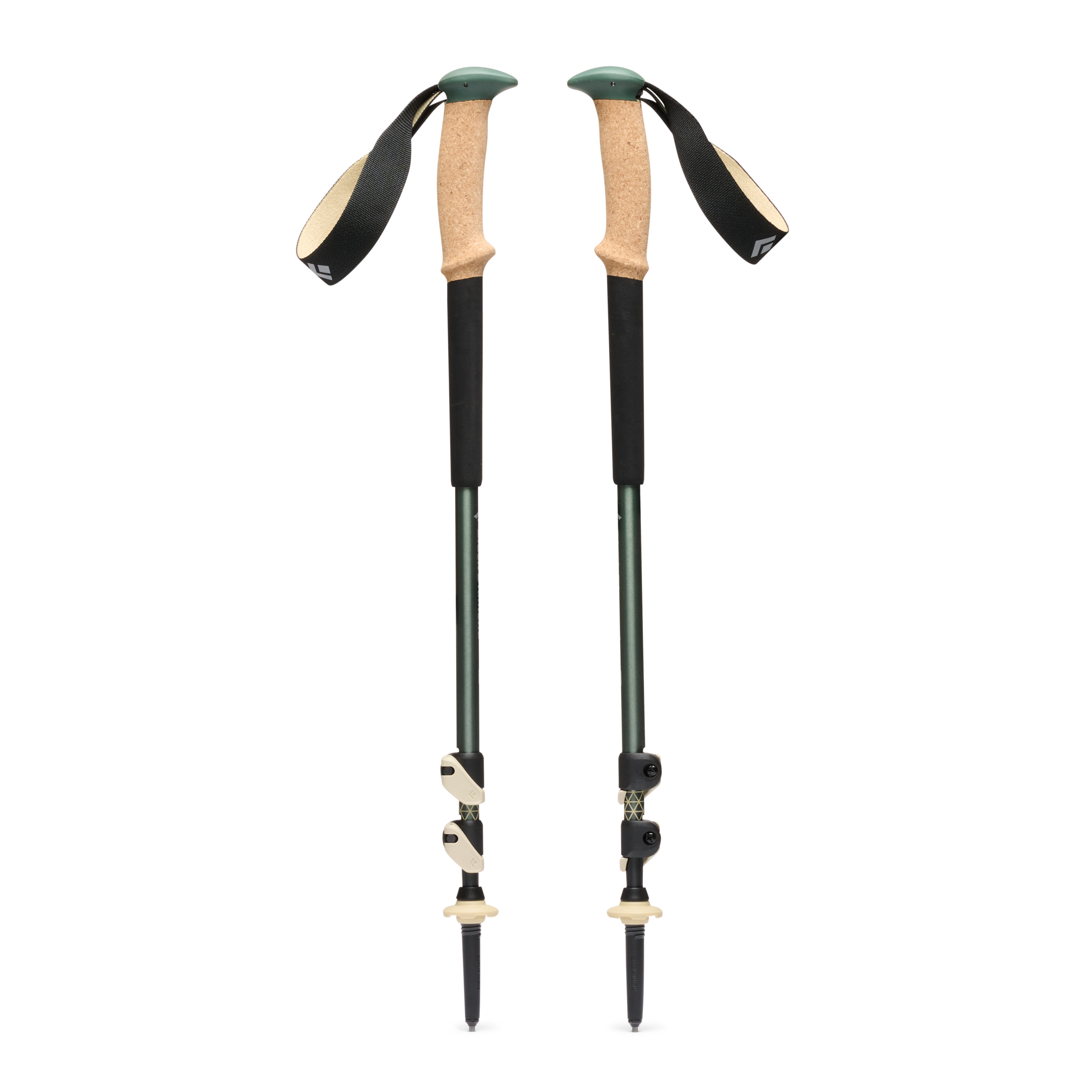 Black Diamond Equipment Trail Cork Trekking Poles Laurel Green