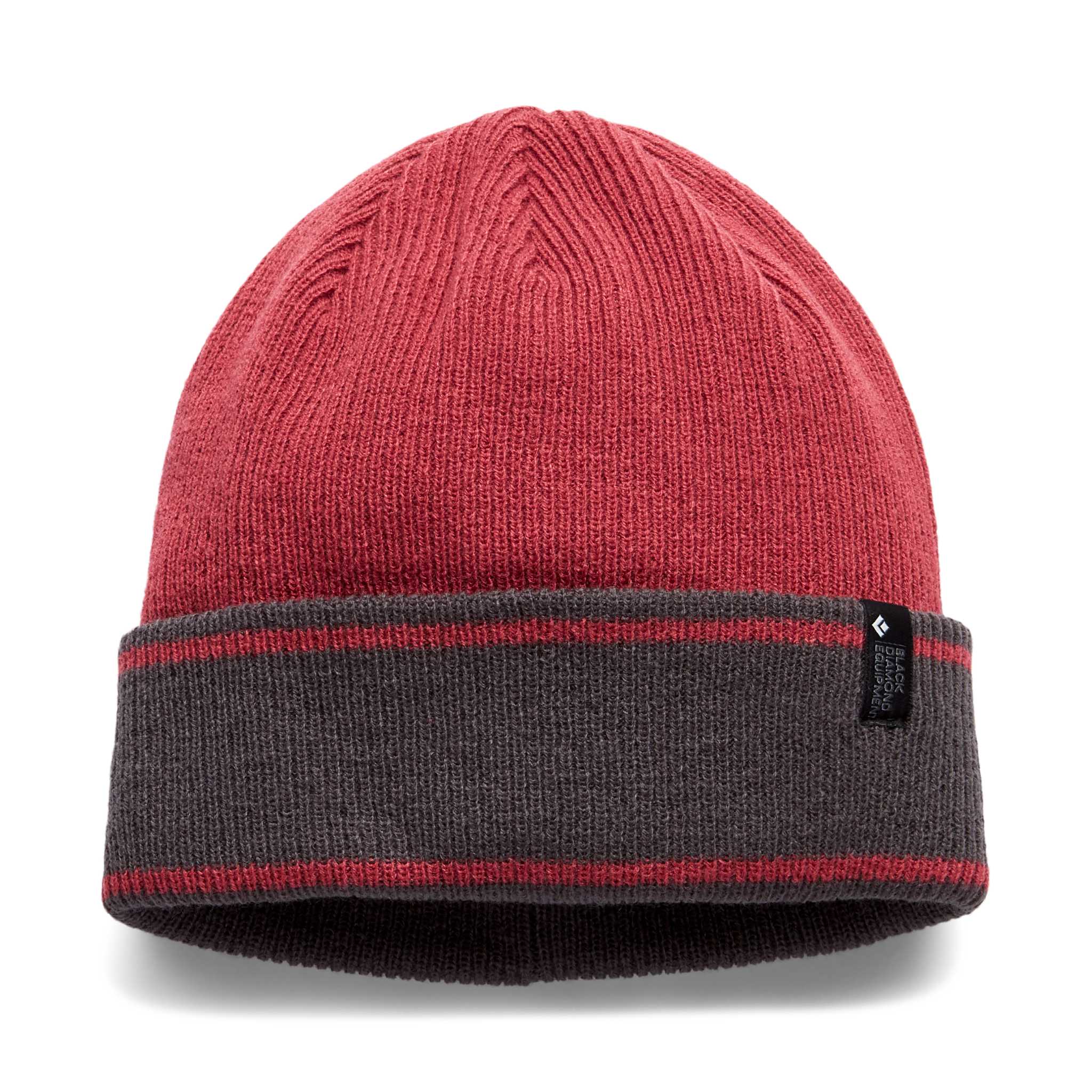 Black Diamond Equipment Cuffed Beanie Hat, in Wild Rose/Carbon