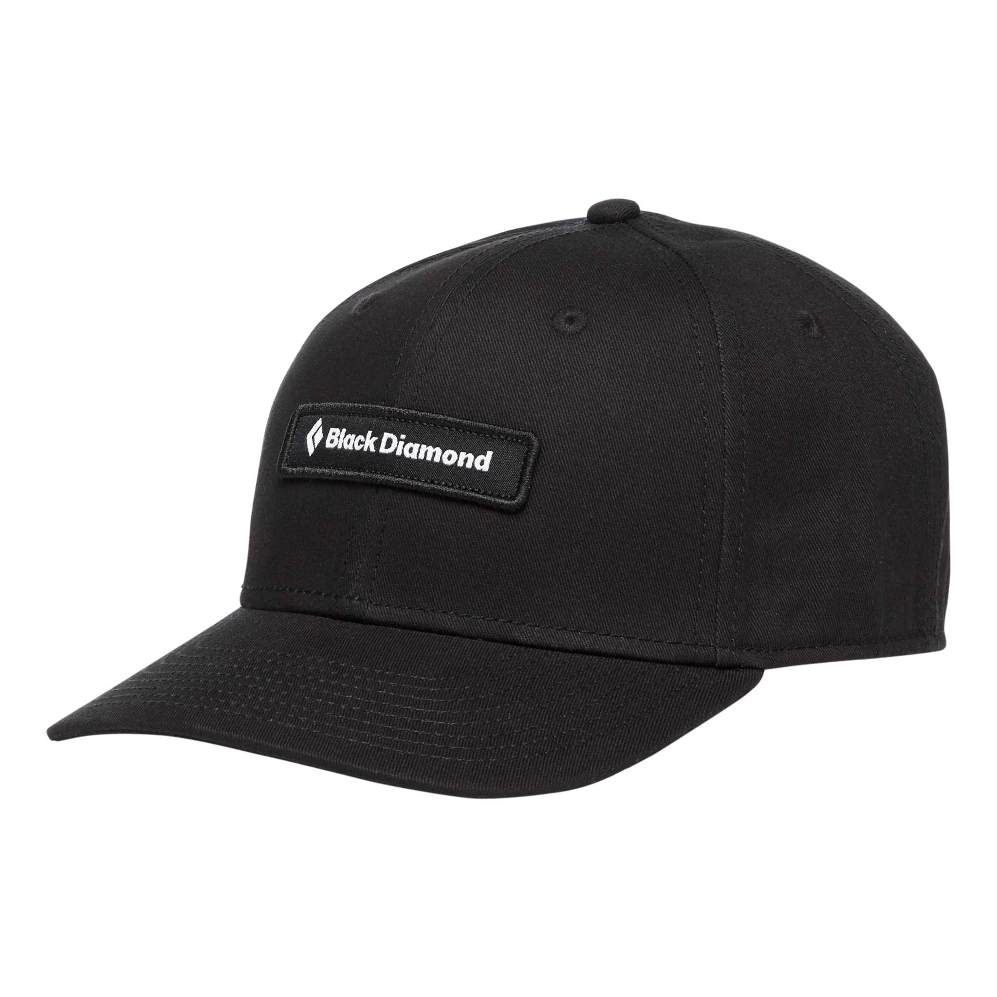 Black Diamond Equipment Flat Bill Trucker Hat, in Black/Black