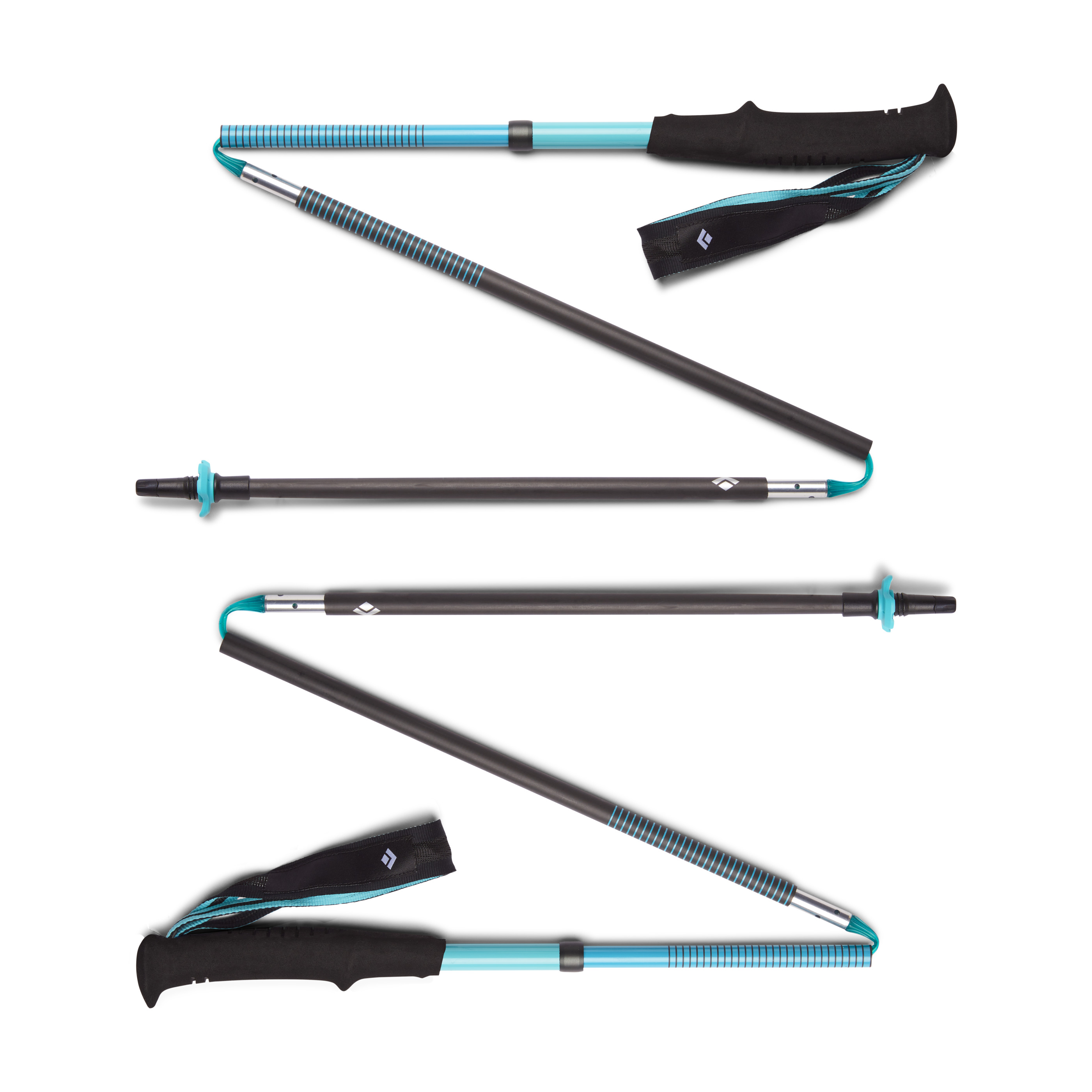 Women's Distance Carbon Z Trekking/Running Poles | Black