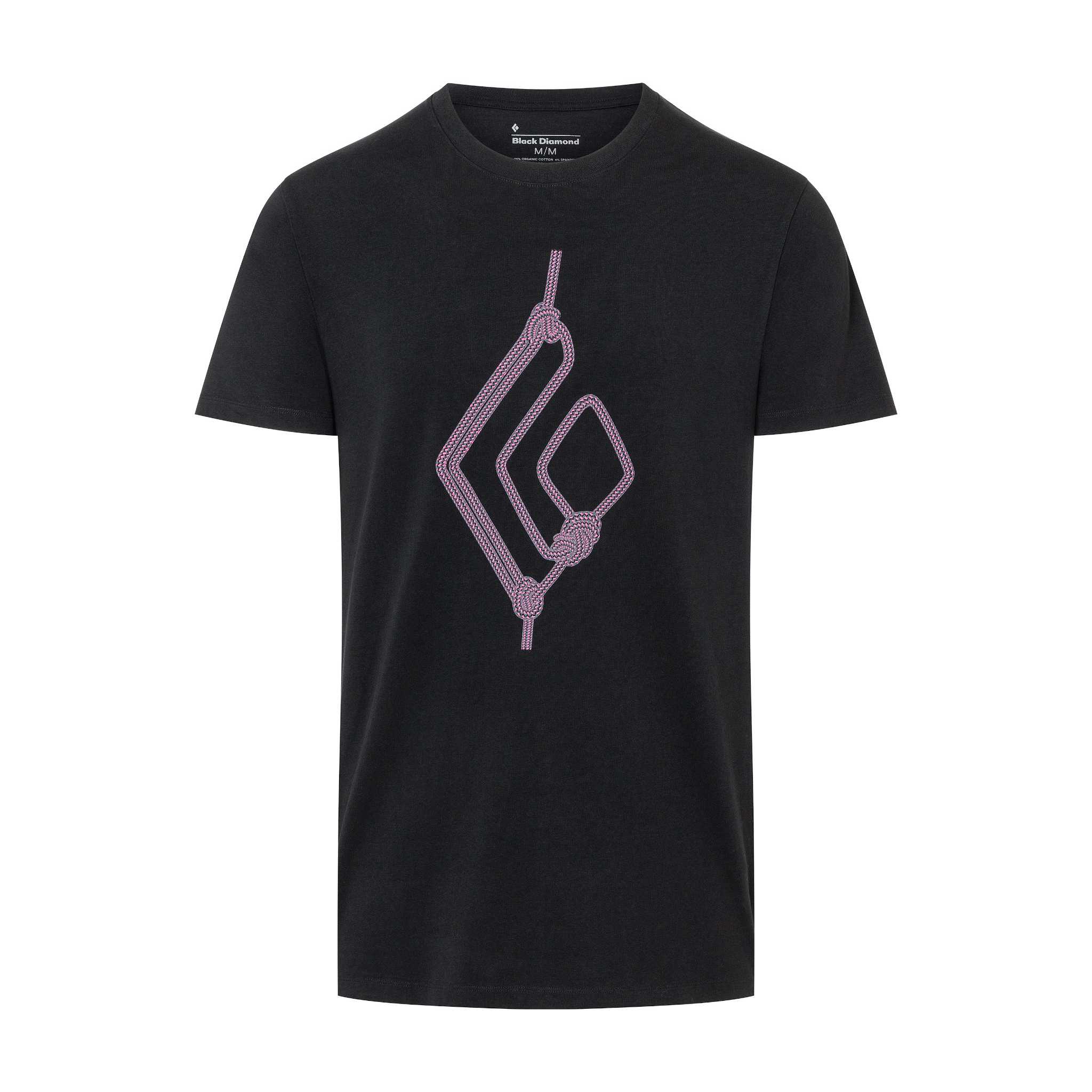 Black Diamond Equipment Men's Rope Diamond T-Shirt , Small Black