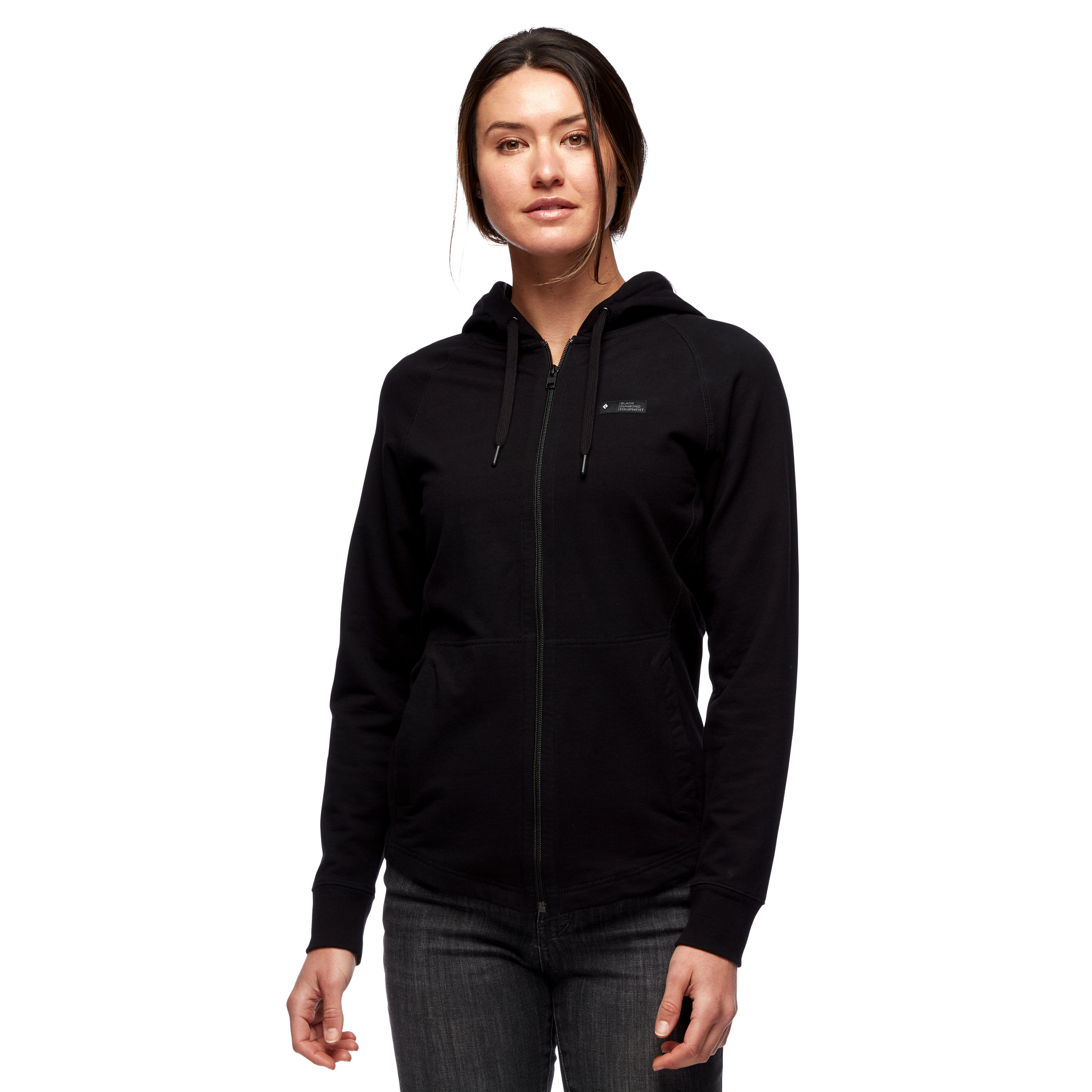 Black Diamond Equipment Women's Snow Diamond Full Zip Hoody Size Large, in Black