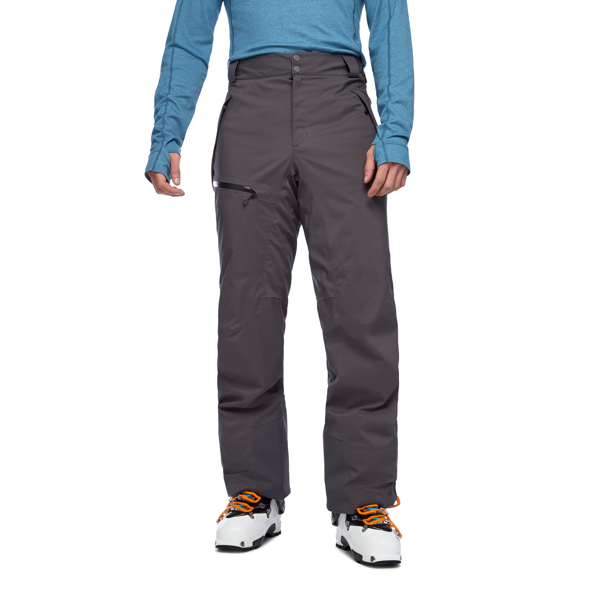 Black Diamond Equipment Men's BoundaryLine Insulated Pants, Medium Carbon