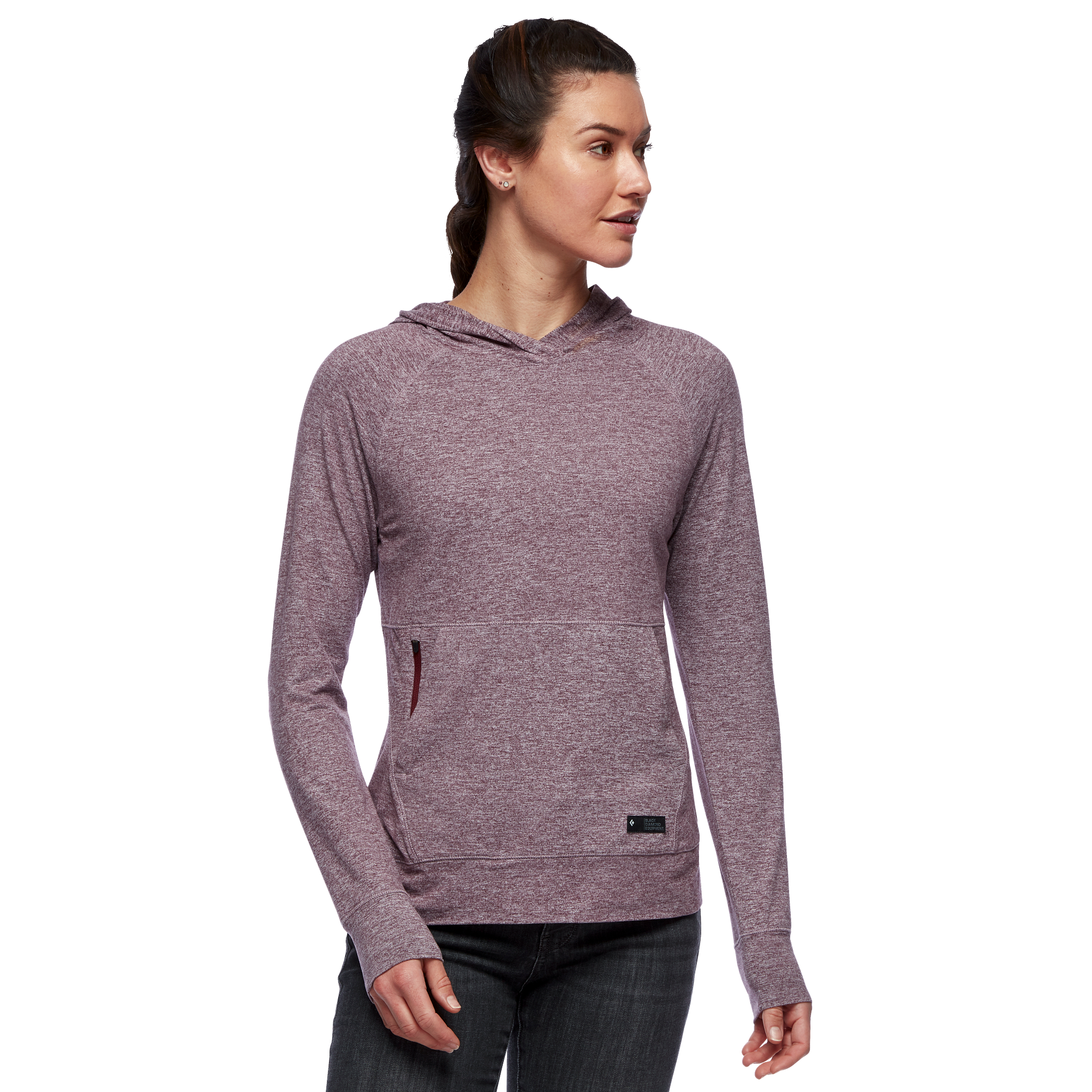 Black Diamond Equipment Women's Stone Hoody , Small Wood Violet