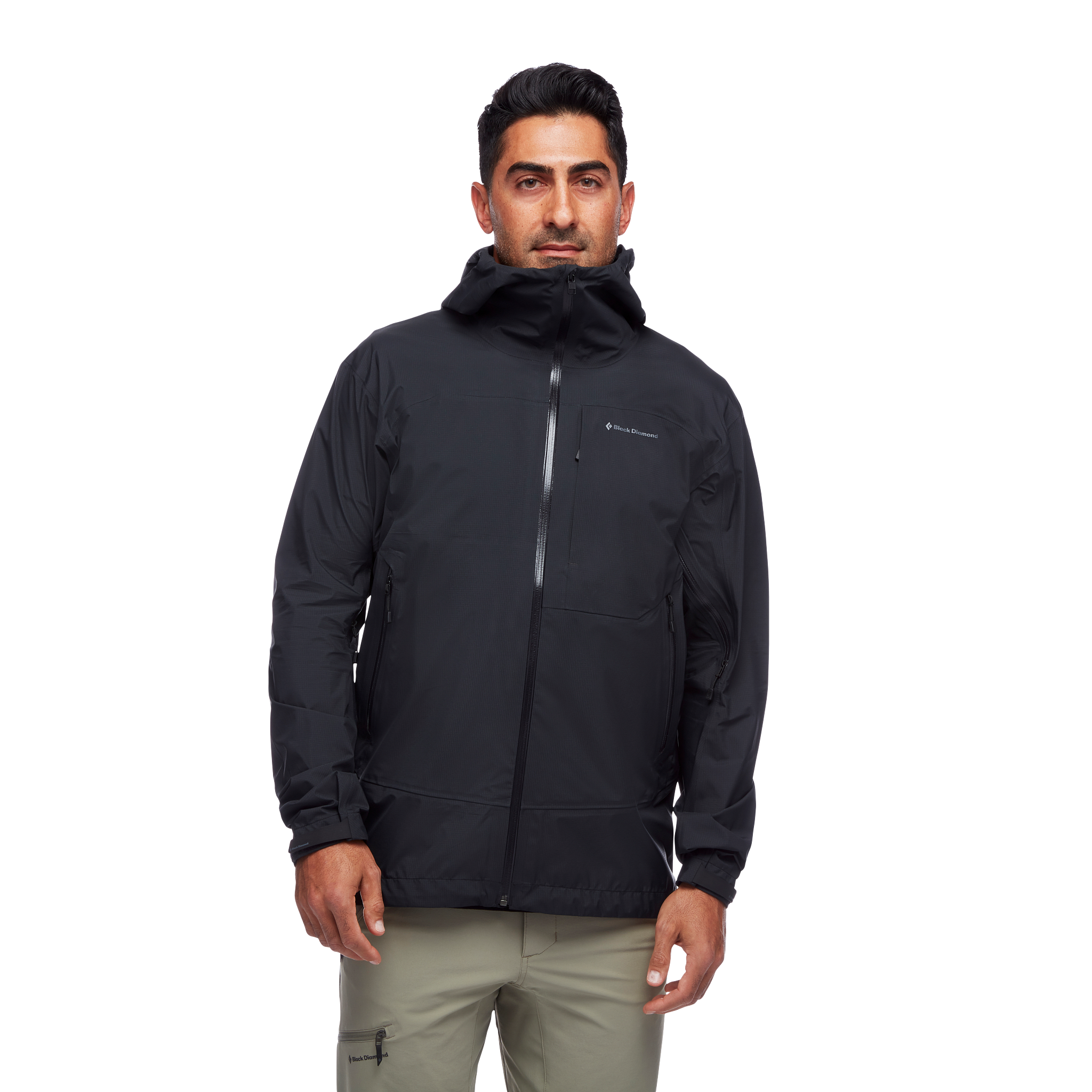Black Diamond Equipment Men's Highline Stretch Shell Jacket Size XL, in Black