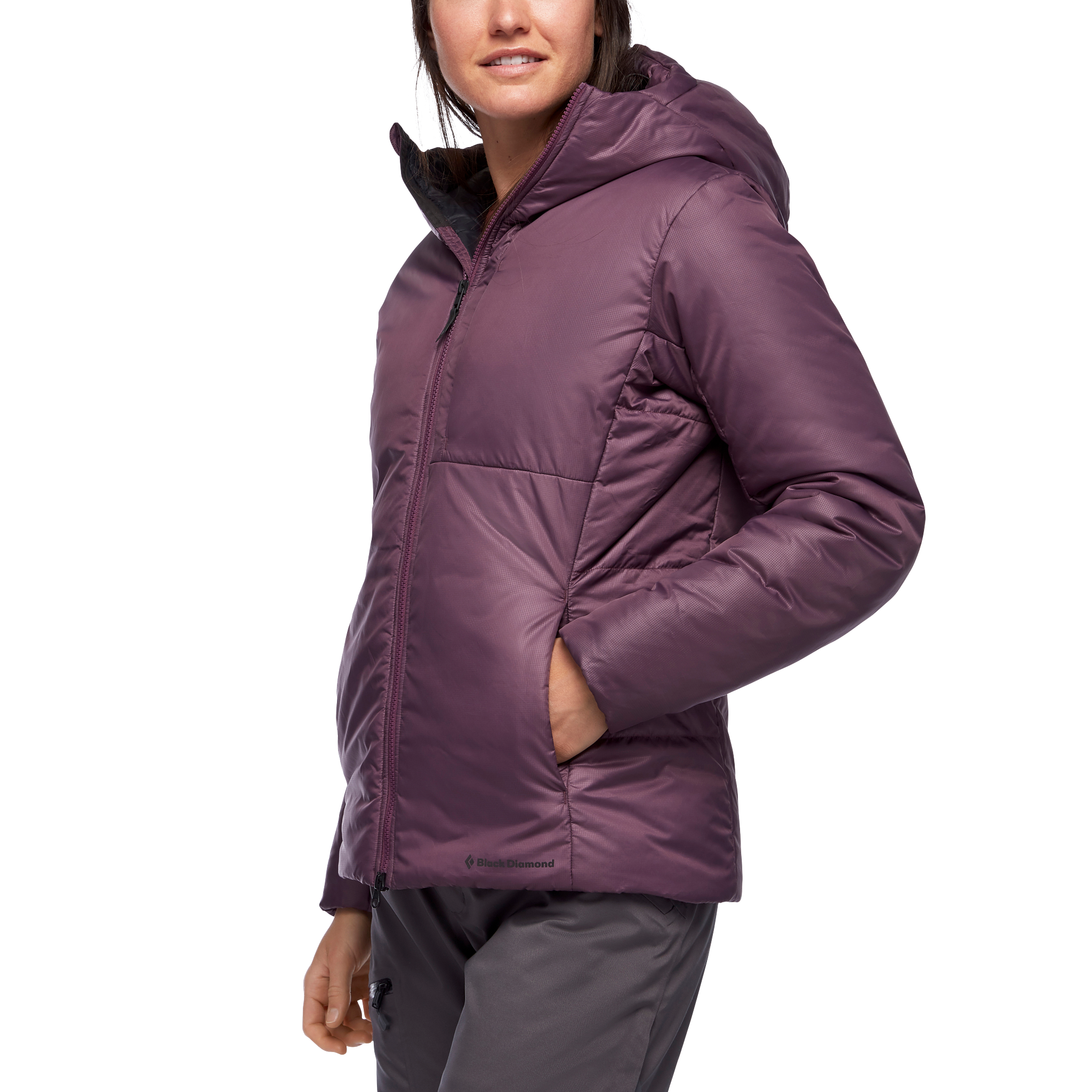 Black Diamond Equipment Women's Belay Parka Jacket , Large Plum