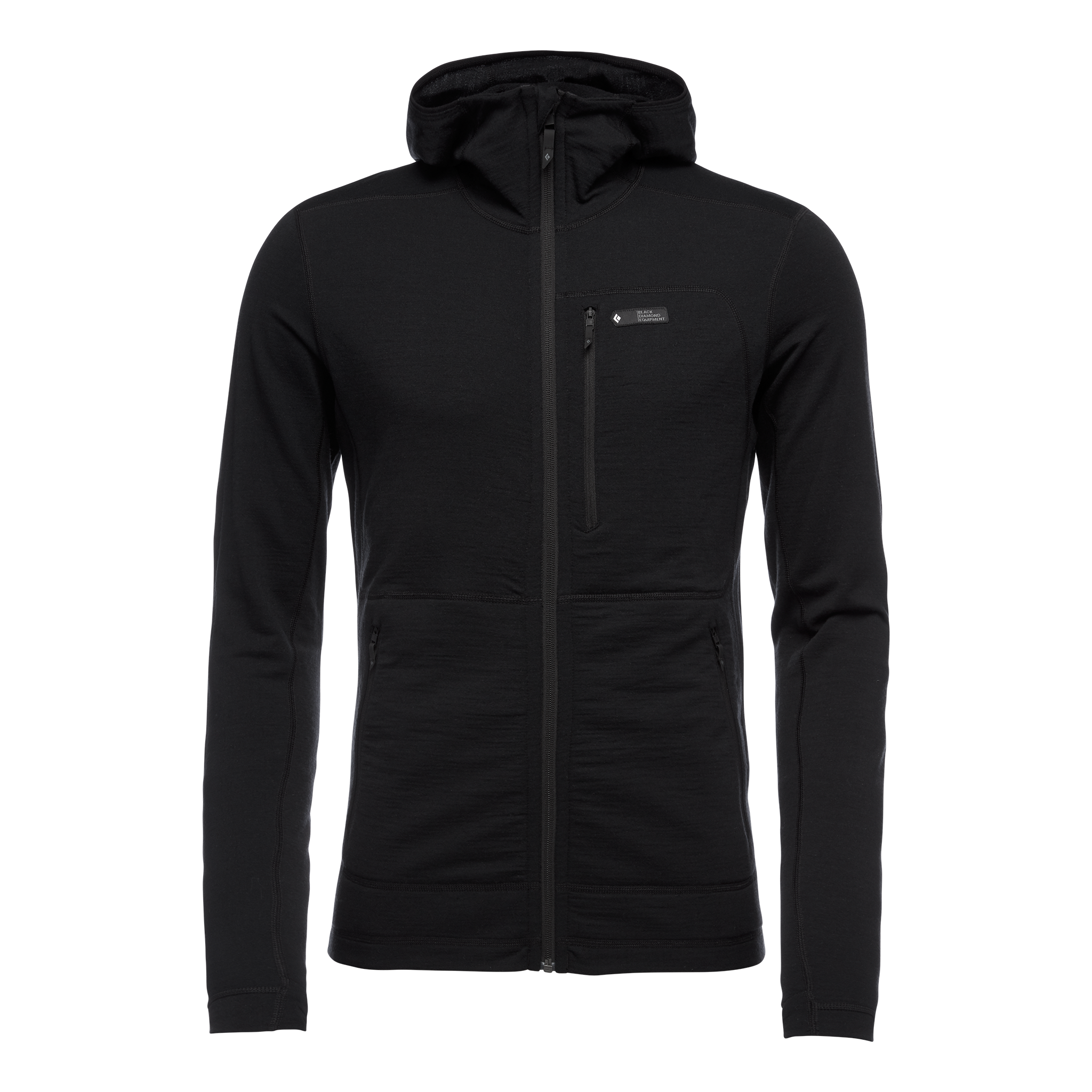 Black Diamond Equipment Men's Solution Merino Hoody, Small Black