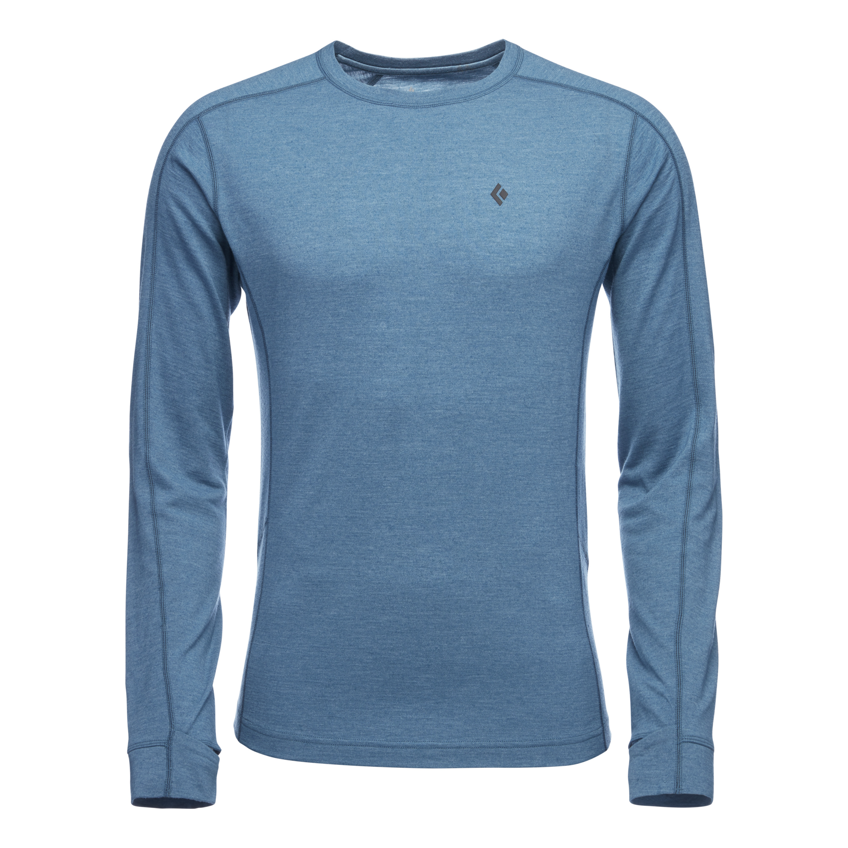 Black Diamond Equipment Men's Solution 150 Merino Baselayer Crew Top, Large Astral Blue