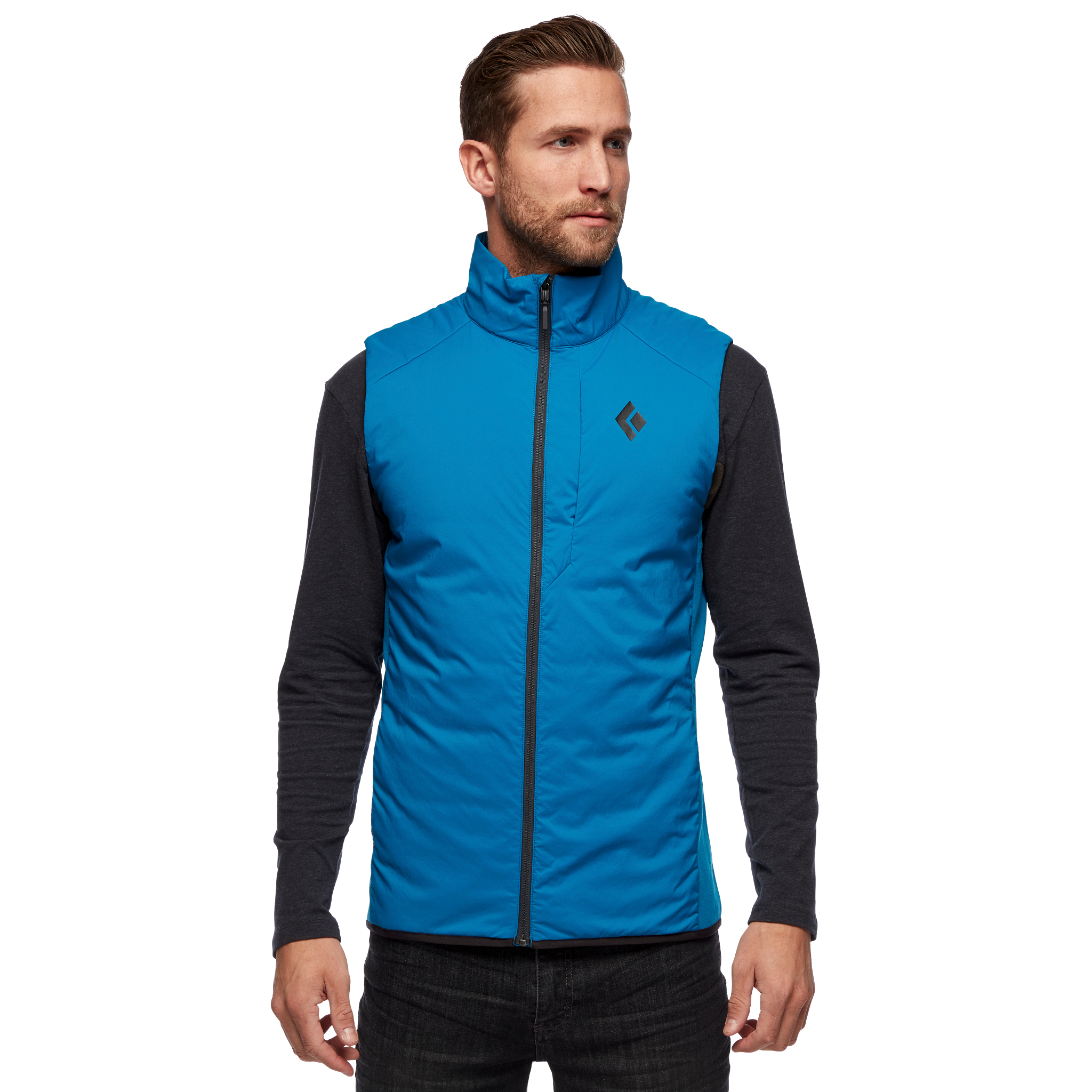 Black Diamond Equipment Men's First Light Hybrid Vest - Closeout, Medium Kingfisher