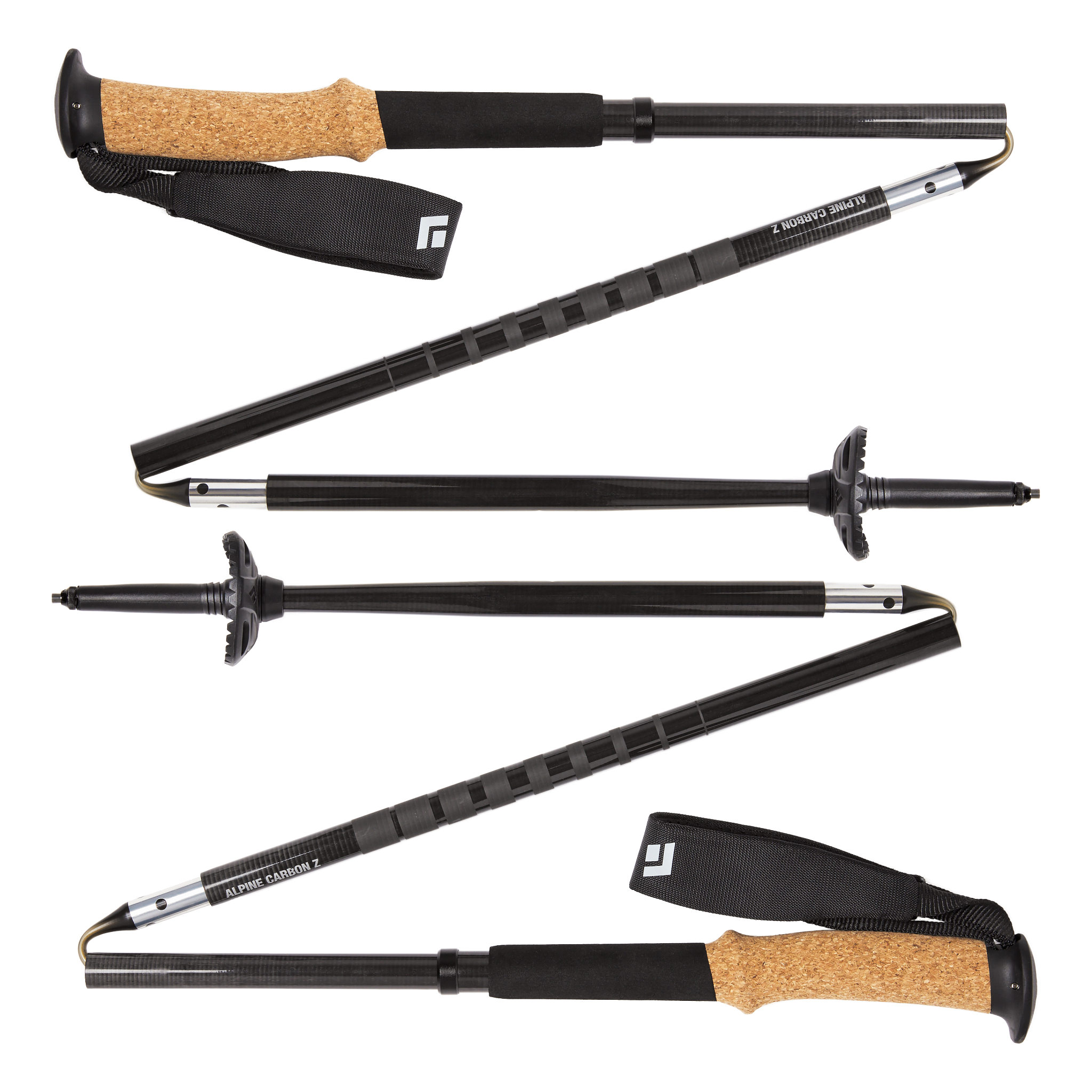 Black Diamond Equipment Alpine Carbon Z Trekking Poles , 130 cm