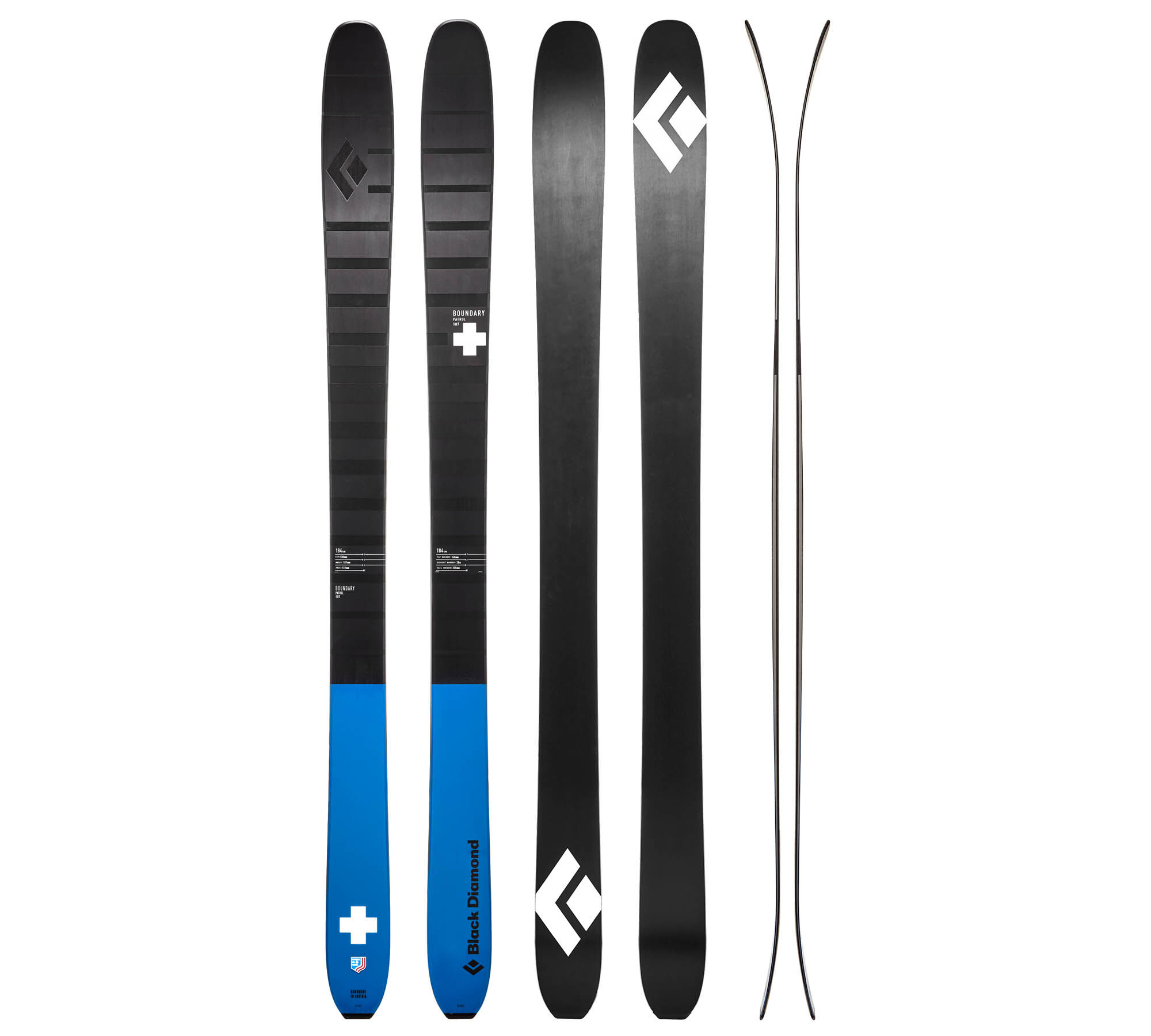 Black Diamond Equipment Boundary Patrol 107 Ski Size 184 cm