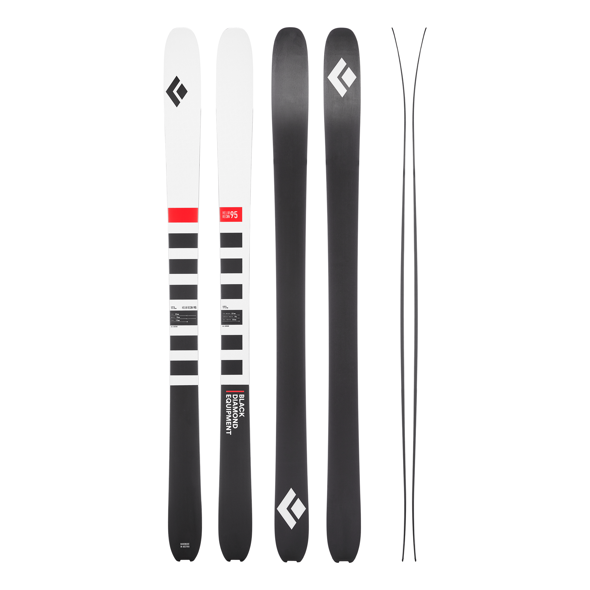 Black Diamond Equipment Helio Recon 95 Ski Size 163 cm