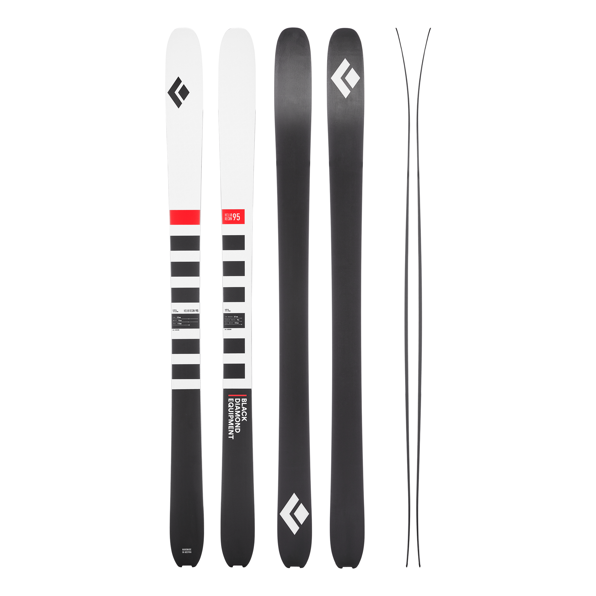 Black Diamond Equipment Helio Recon 95 Ski Size 183 cm