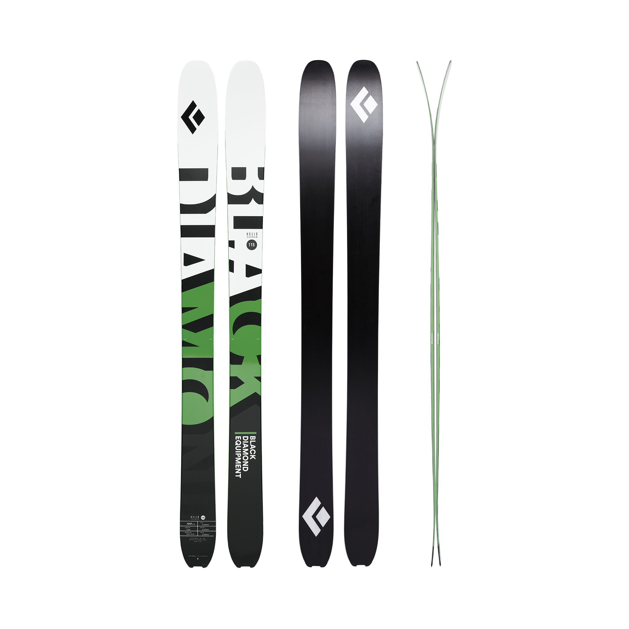 Black Diamond Equipment Helio Carbon 115 Ski Size 185 cm