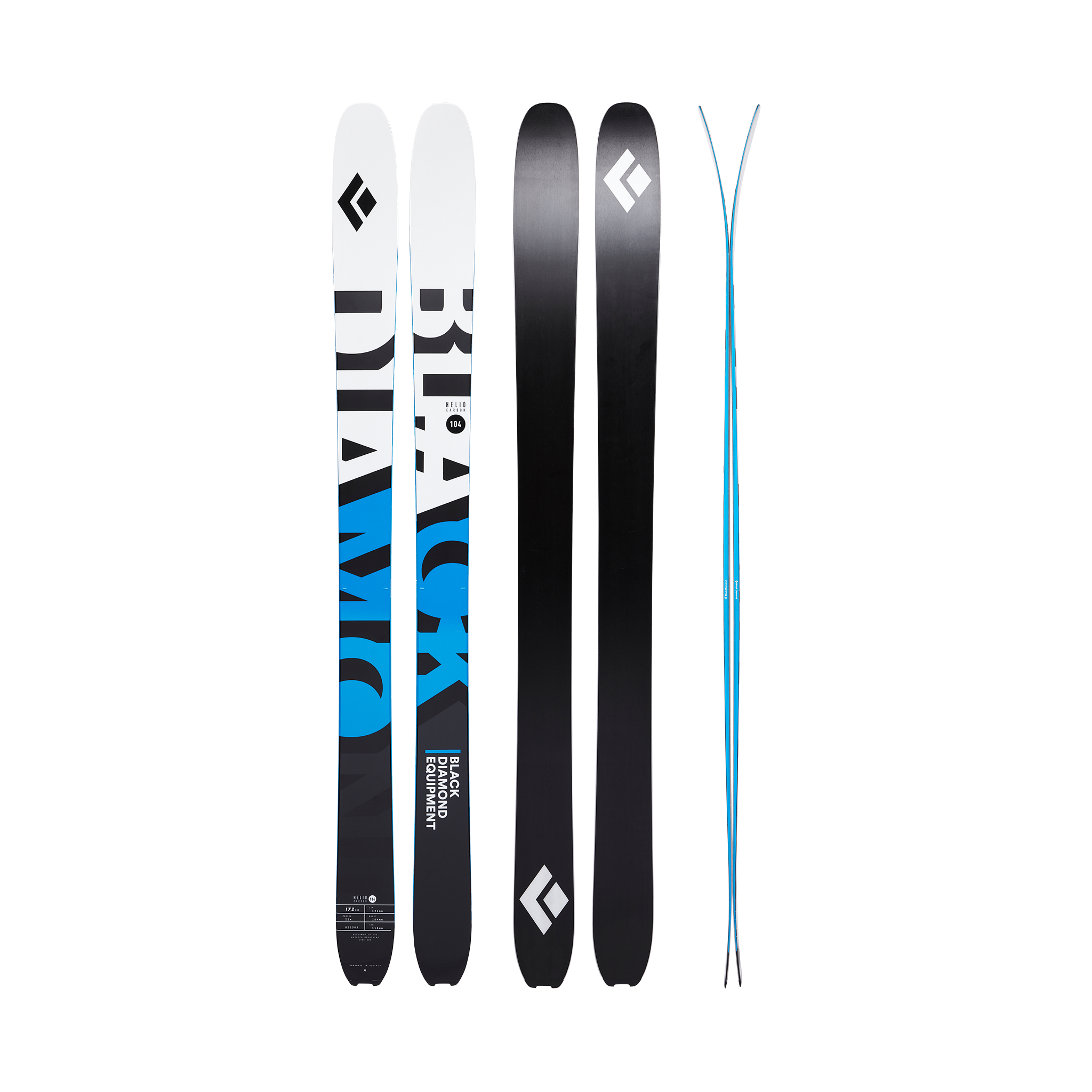 Black Diamond Equipment Helio Carbon 104 Ski Size 184 cm