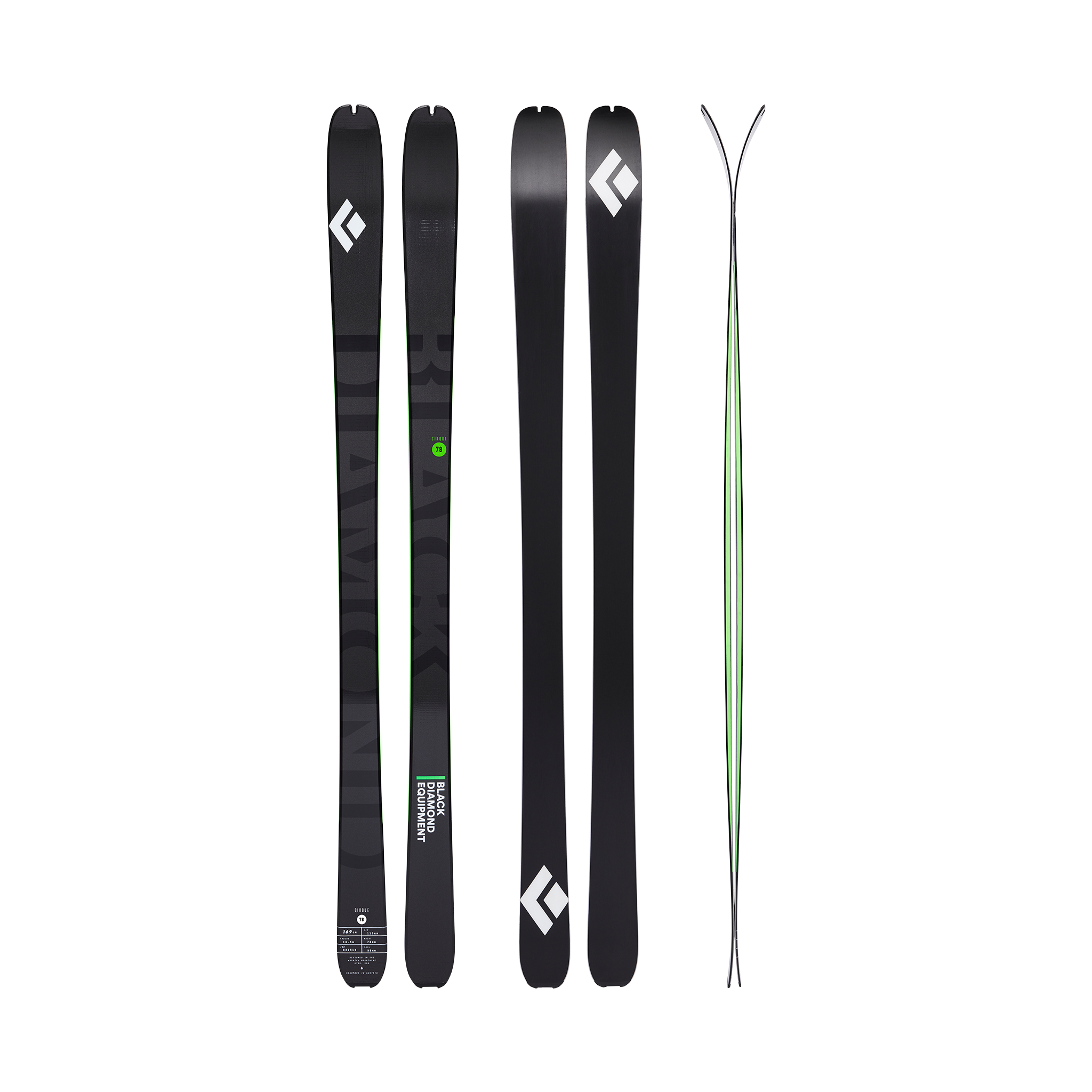 Black Diamond Equipment Cirque 78 Skis Size 161 cm