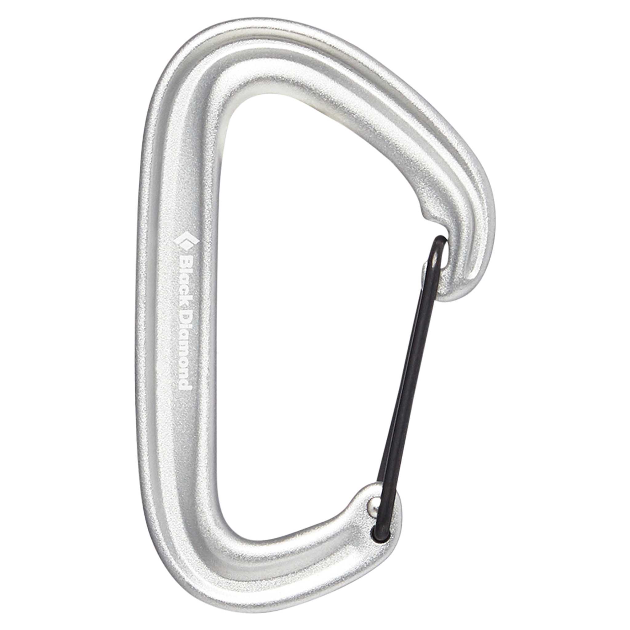Black Diamond Equipment LiteWire Carabiner, in Light Grey