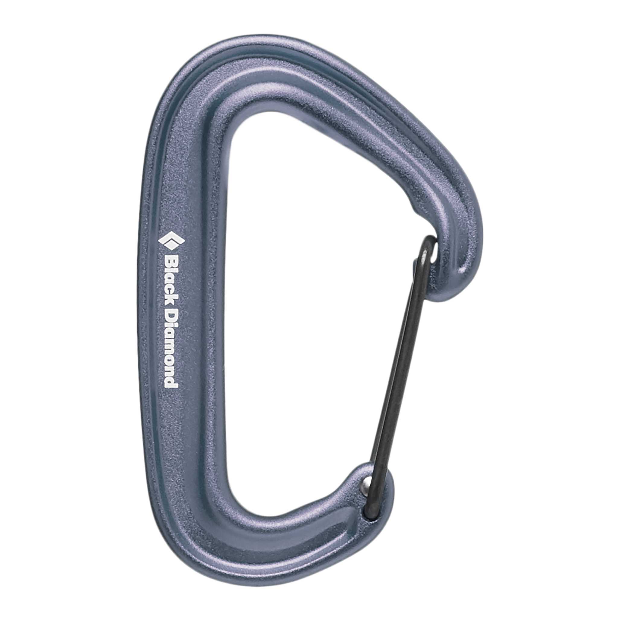 Black Diamond Equipment MiniWire Carabiner, in Grey