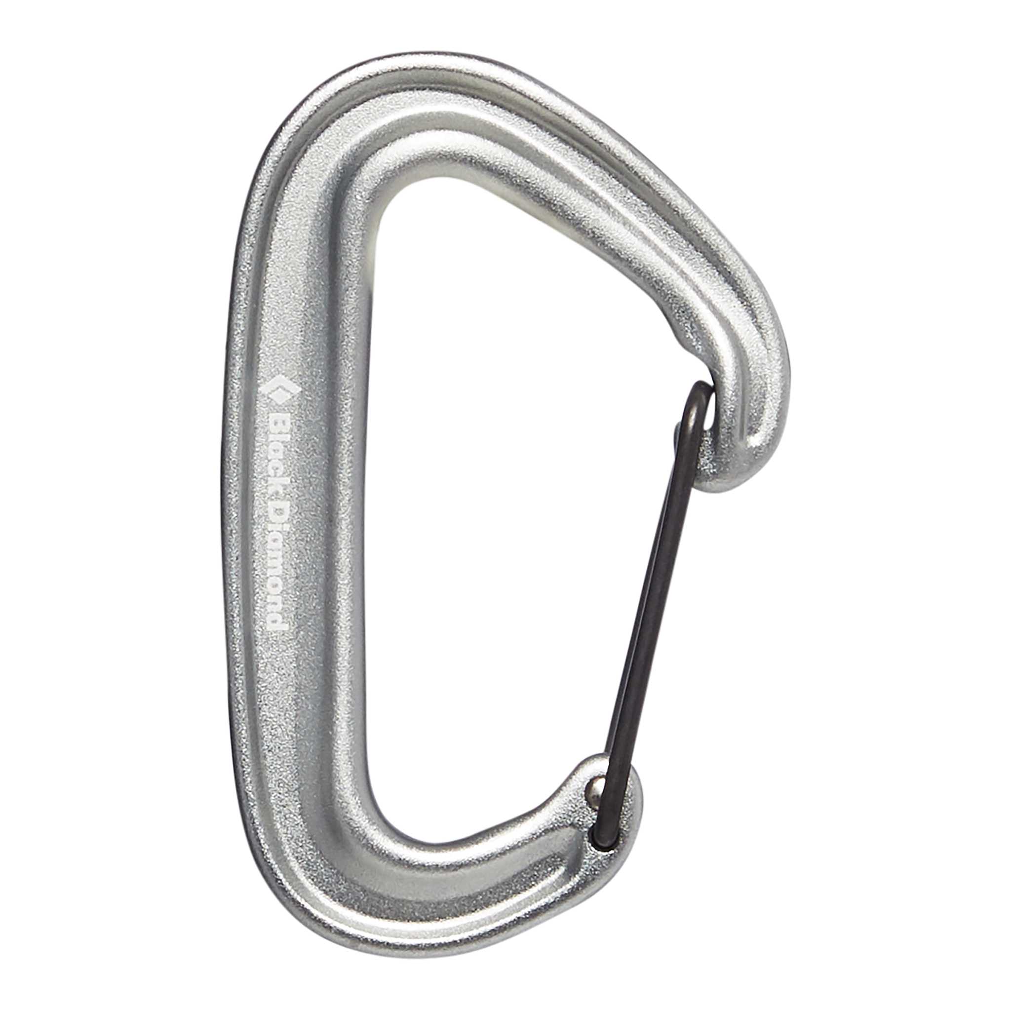Black Diamond Equipment MiniWire Carabiner, in Light Grey