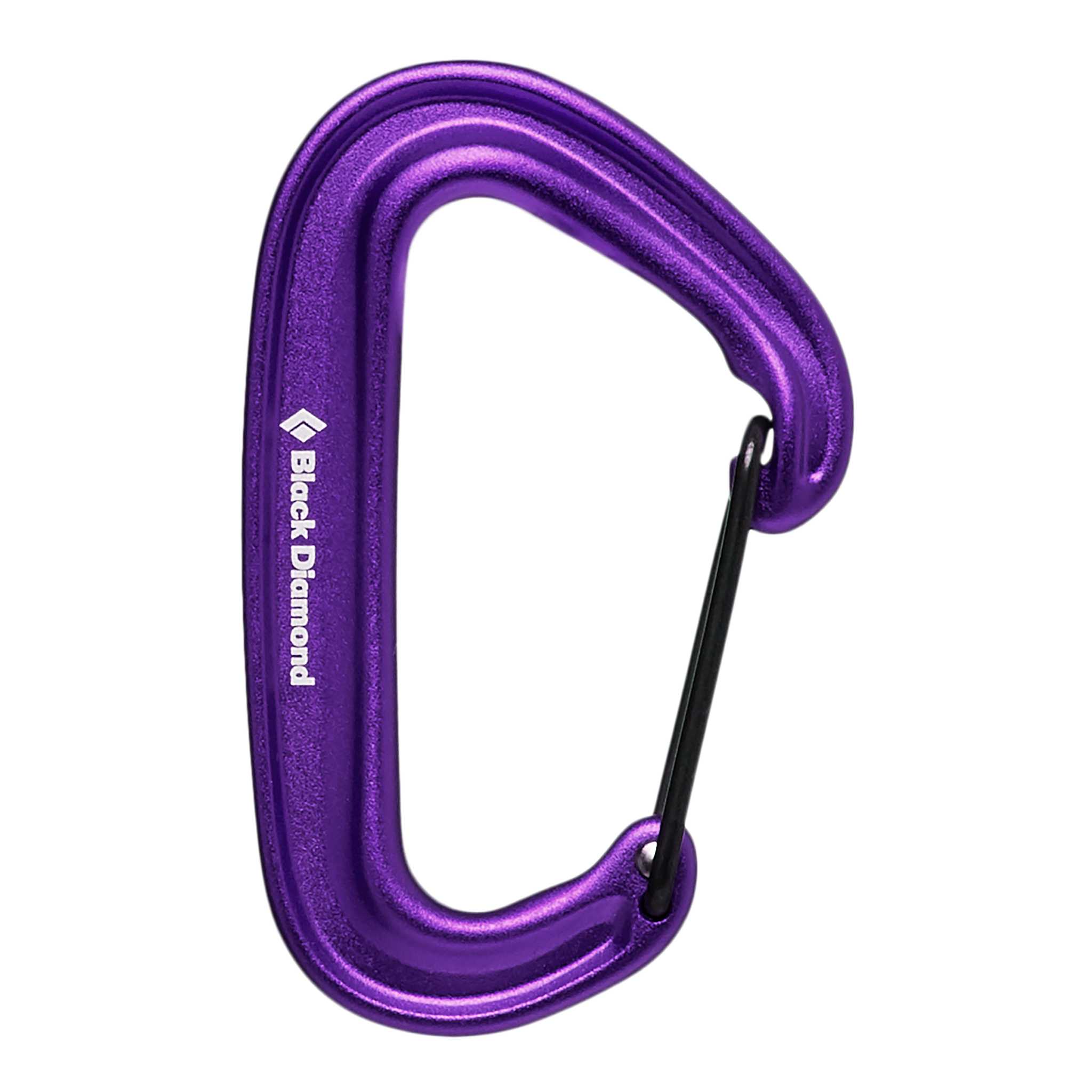 Black Diamond Equipment MiniWire Carabiner, in Purple