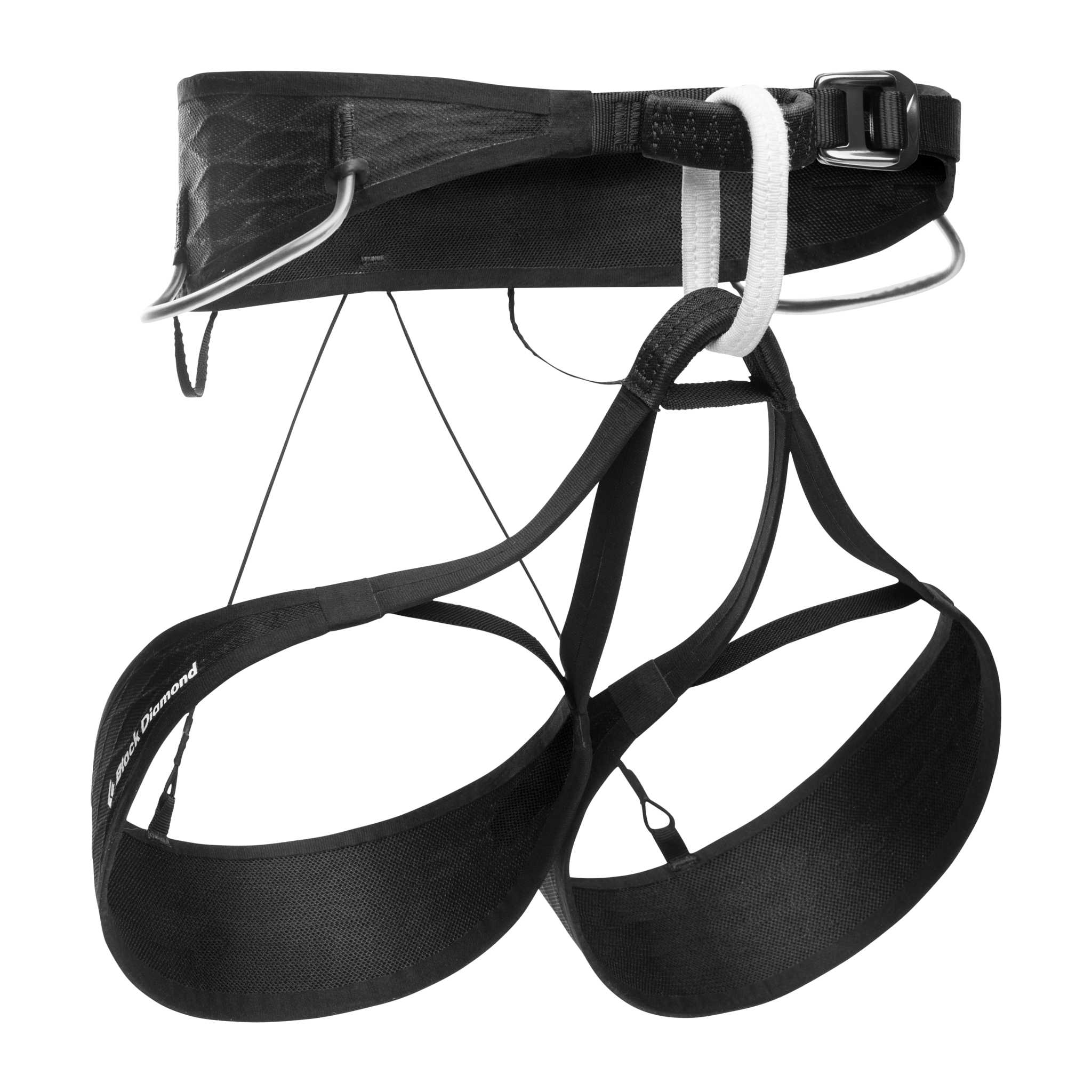 Black Diamond Equipment Men's Airnet Climbing Harness Size Medium Black