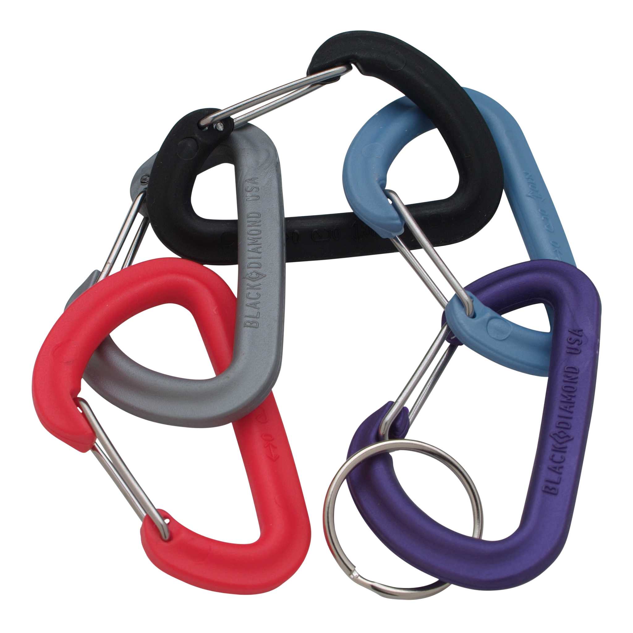 Heavy Duty Plastic Carabiner (Multiple Colors and Quantities