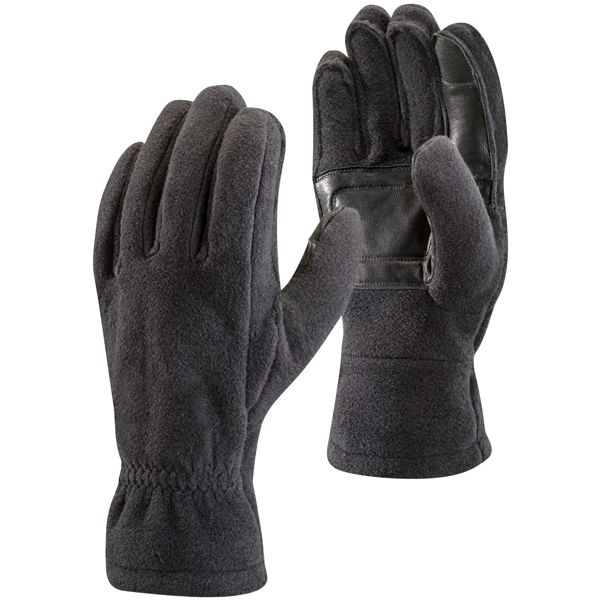 Black Diamond Equipment MidWeight Fleece Gloves Size Medium Black