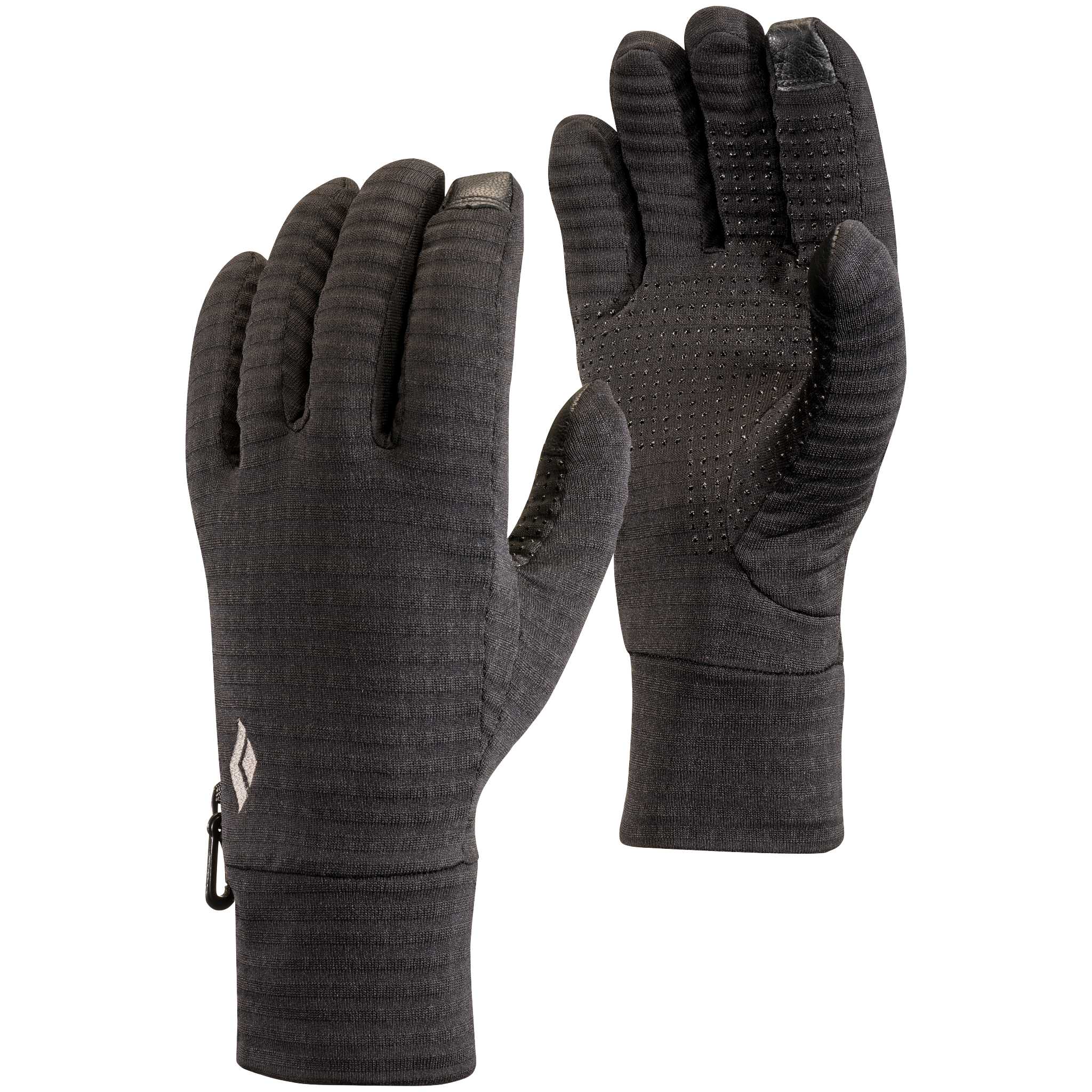 Black Diamond Equipment LightWeight GridTech Fleece Gloves, Large Black