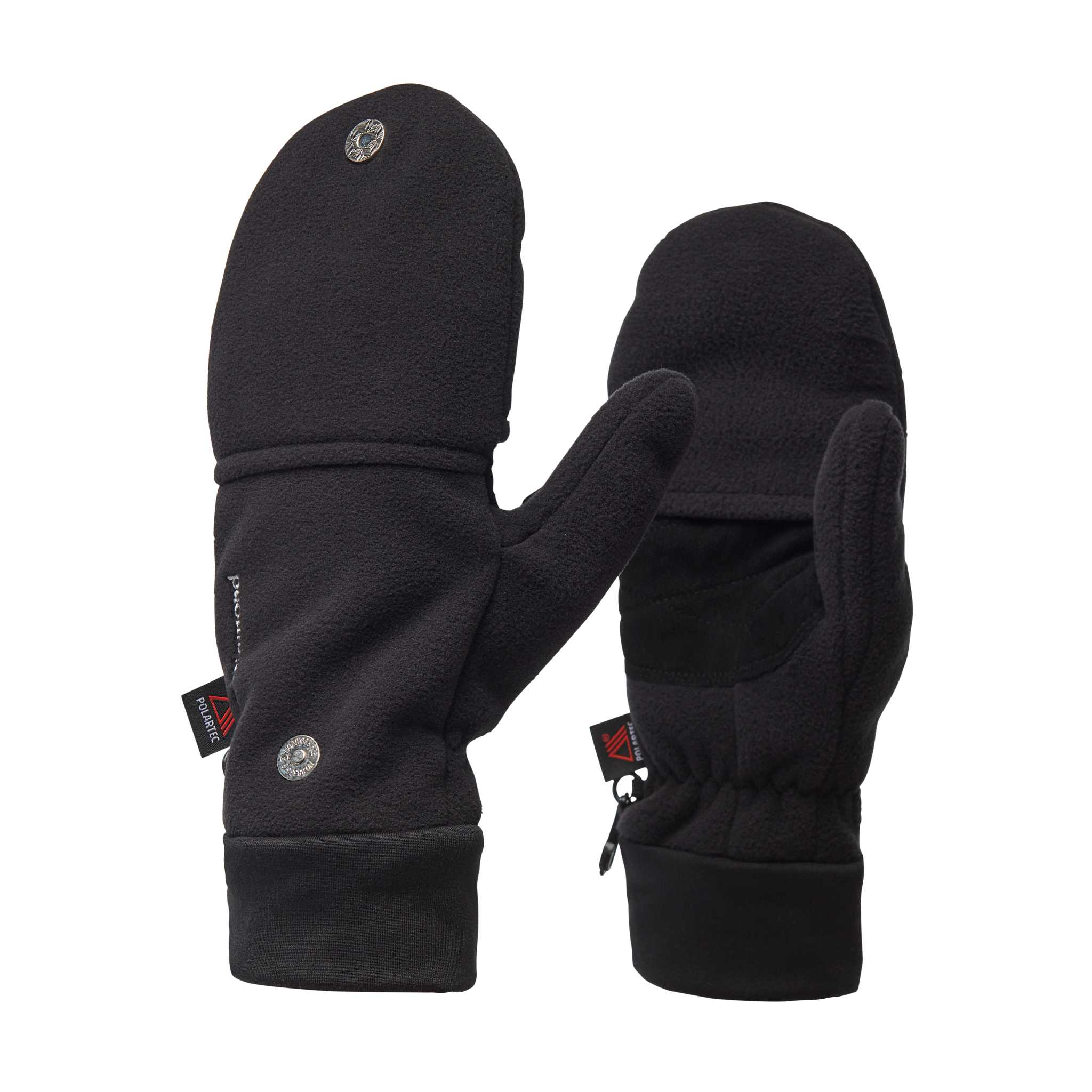 Black Diamond Equipment WindWeight Fleece Mitts Size Medium Black