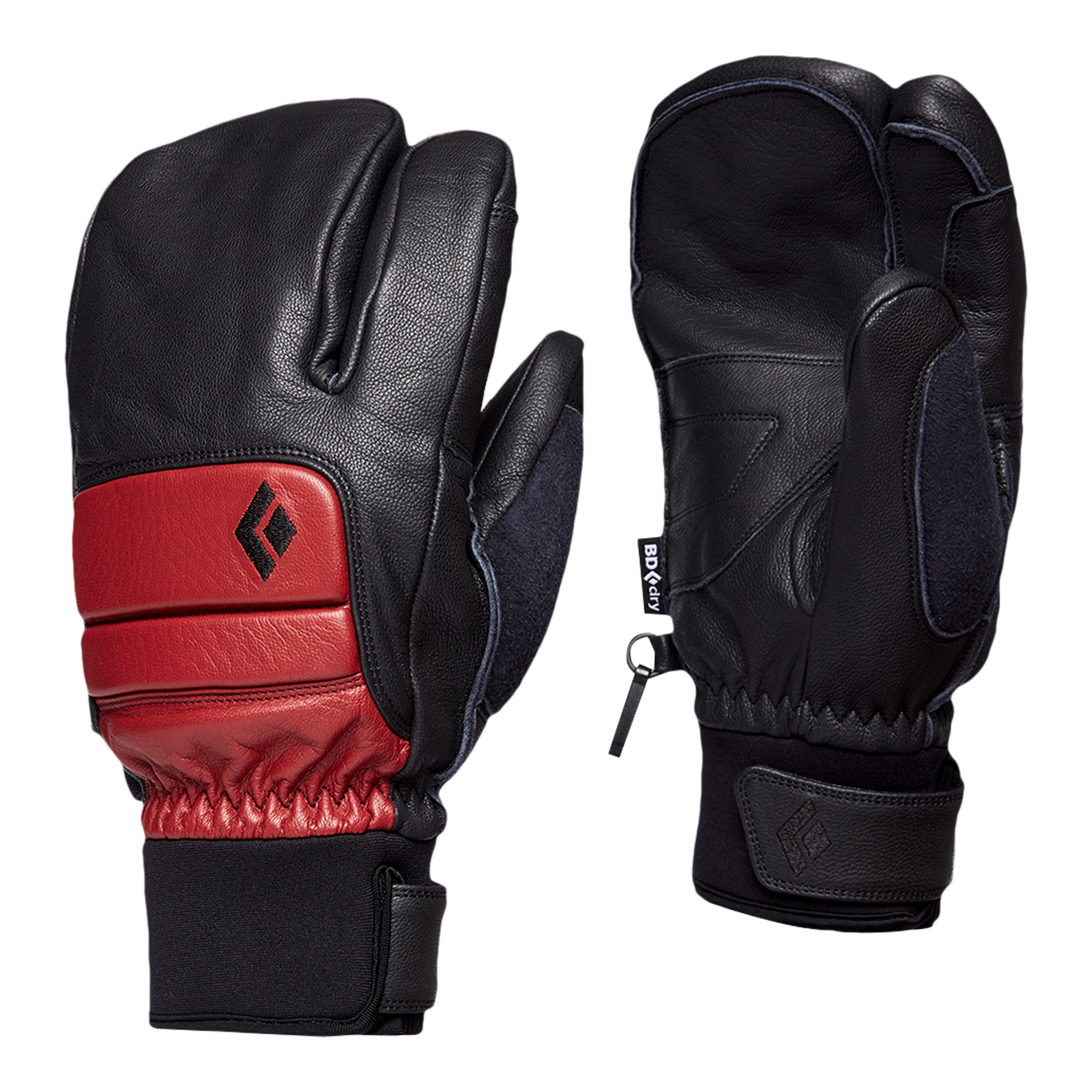 Black Diamond Equipment Men's Spark Finger Gloves, Large Dark Crimson