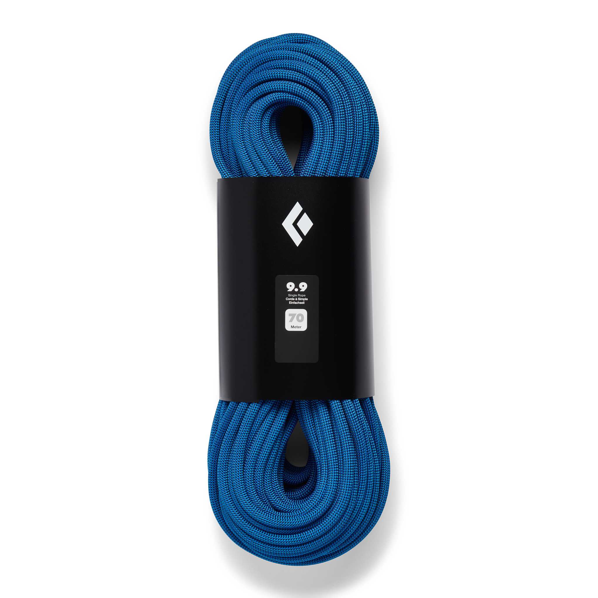 Black Diamond Equipment 9.9 Climbing Rope Size 70m, in Dual Blue