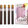 Cuba Variety4 Piece Quad Lady With Cuba Heartbreaker & La Vida & Victory & Vip And All Are Eau De Parfum Spray 1.17 oz