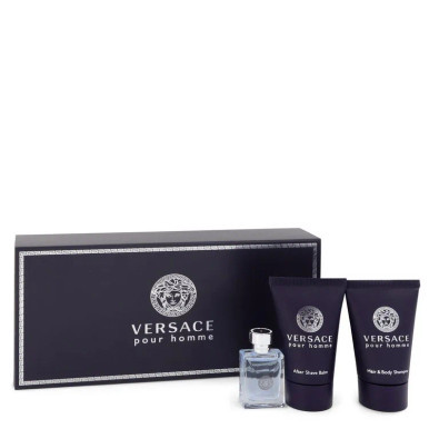 Gift Set - 6 ml Mini EDT- 24 ml After Shave Balm + 24 ml Hair + Body Shampoo
