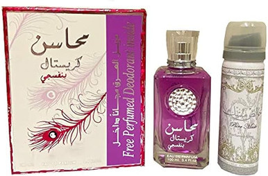 LATTAFA MAHASIN CRYSTAL VIOLET 3.4 EDP U+1.7 DEO