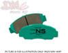 Project-MU HyperCarbon F123 NS-EP Front Brake Pads for Toyota Supra/ Chaser & Soarer JZA80/JZX100/UZZ40