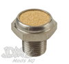 Raceworks Stainless Steel 1/8" NPT Diff Breather With Bronze Element