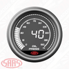 SAAS Oil Pressure Gauge 0-150 psi 52mm Muscle Digital Series 12V
